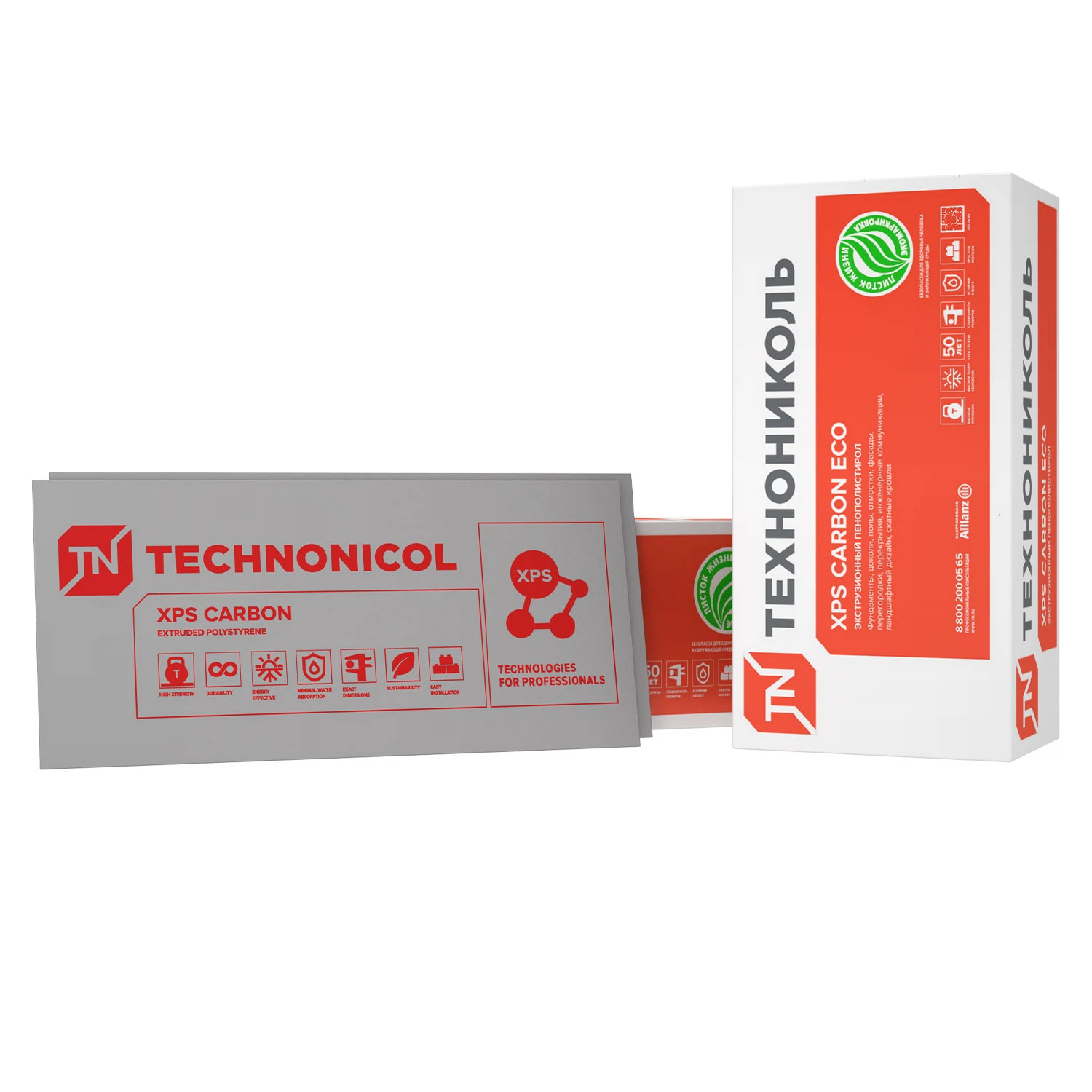 Изображение товара Пенополистирольные плиты экструдированные CARBON ECO 1180х580х100-L Технониколь