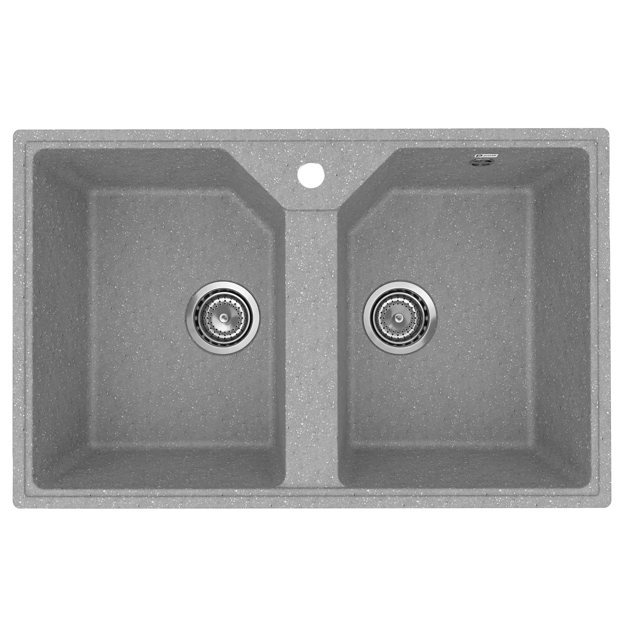 Изображение товара Кухонная мойка Practik PR-M-770-003 (без сифона), светло-серый, искусственный камень