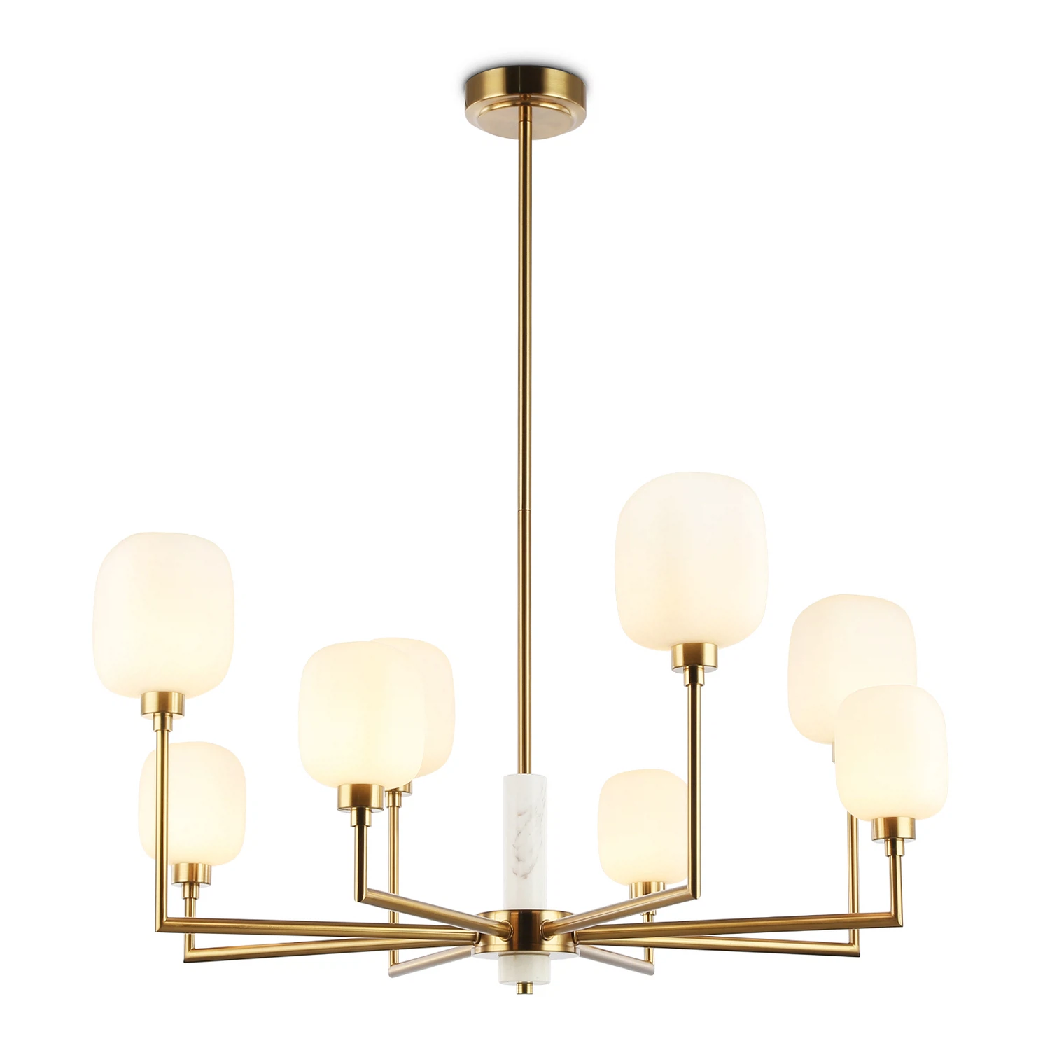 Изображение товара Люстра на штанге LH53017/8 AMBRELLA LIGHT неоклассика мрамор латунь G9 8 ламп