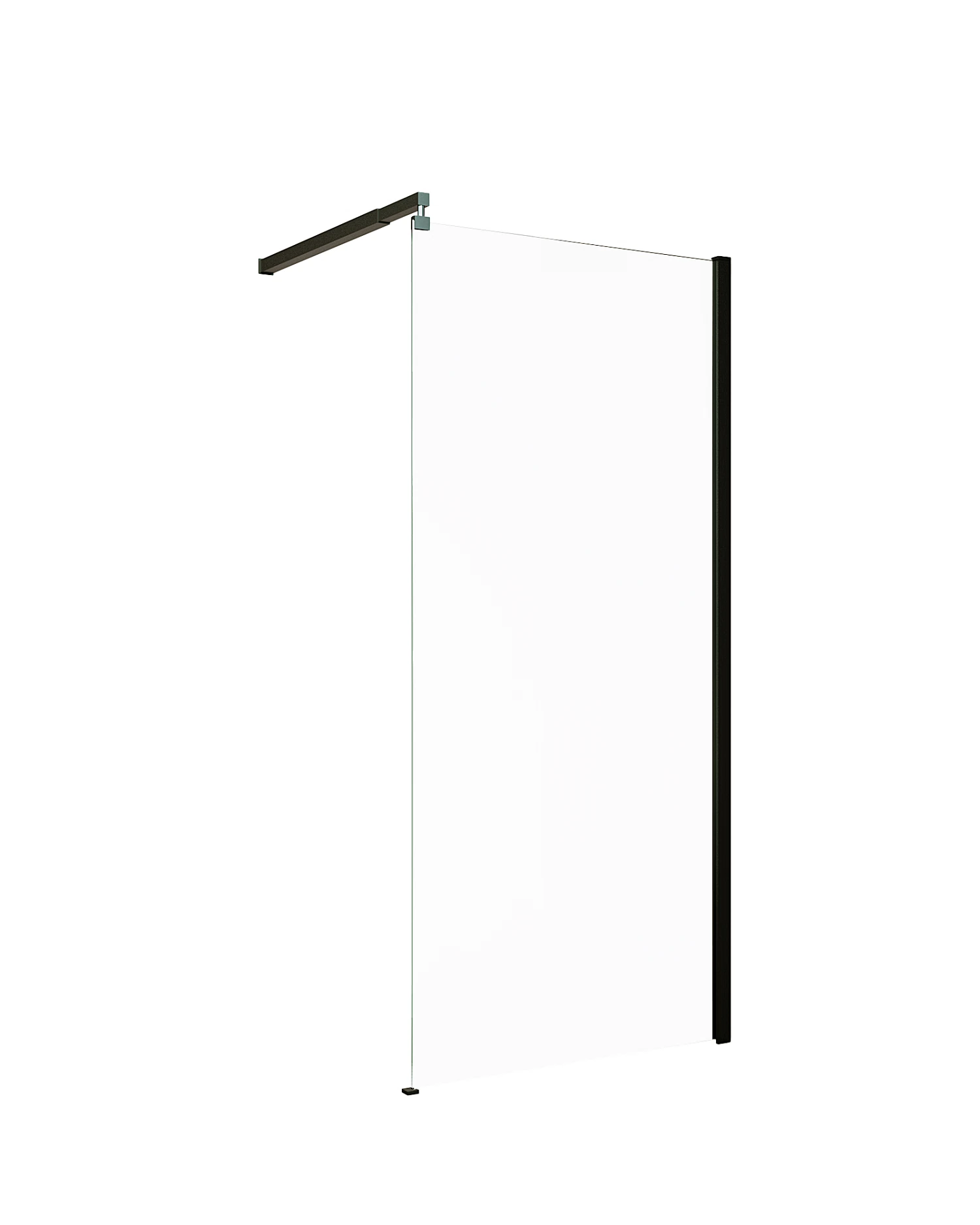 Изображение товара Душевая перегородка AB2990B1 из закаленного стекла 2000 мм регулируемый держатель