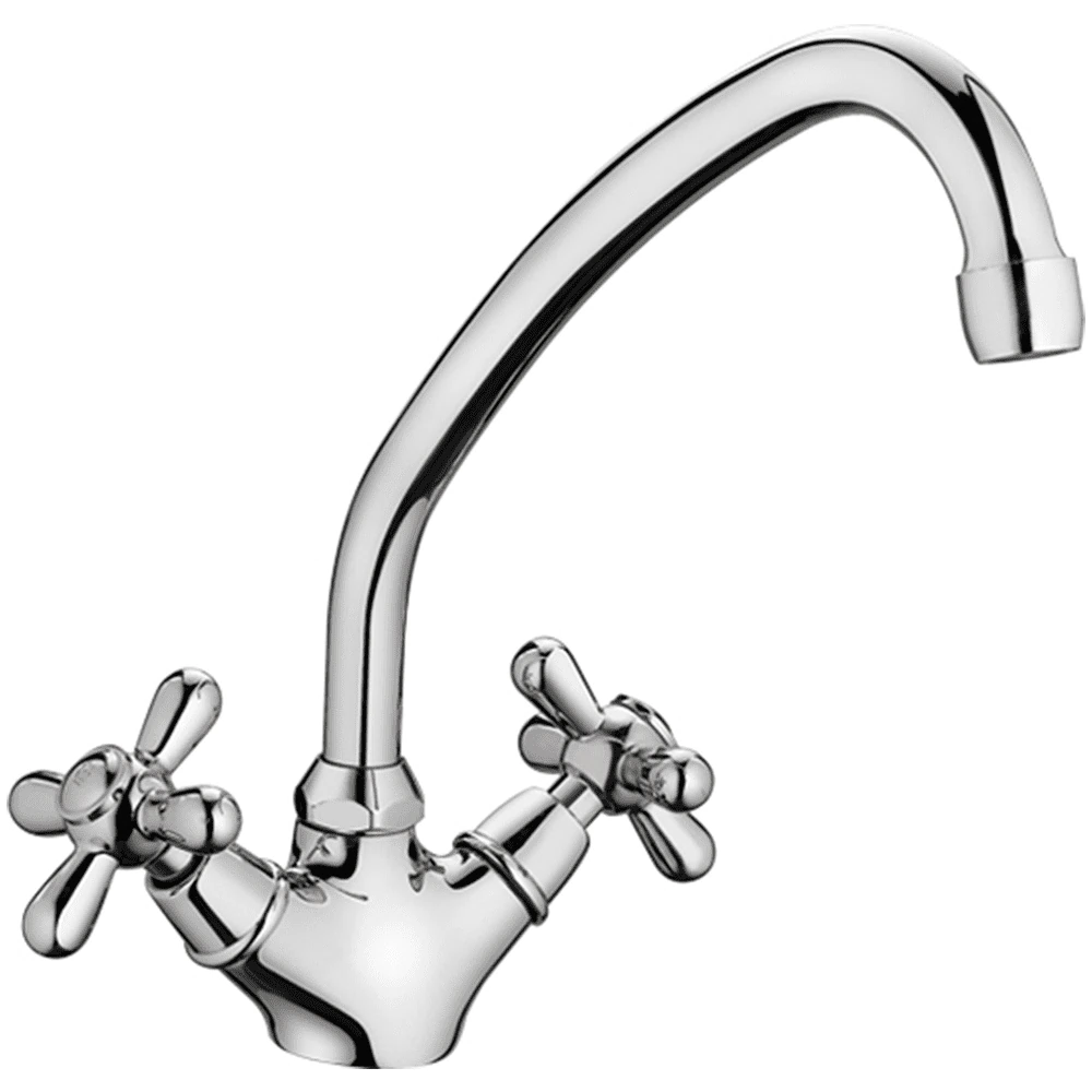 Изображение товара FASHUN A4125 — смеситель для кухни, хром, поворотный излив