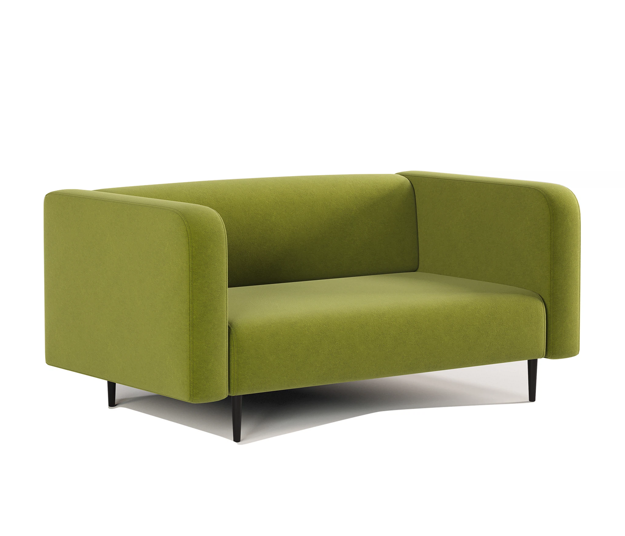 Изображение товара Диван офисный велюр Дрим эппл Гамма 134x78x67 см классика комфорта