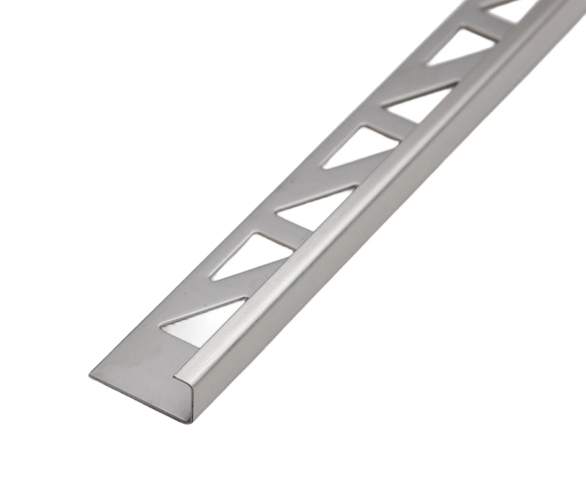 Изображение товара Профиль для кафеля внешний 10мм 2,7м нерж сталь MSK 10NS.2700.001