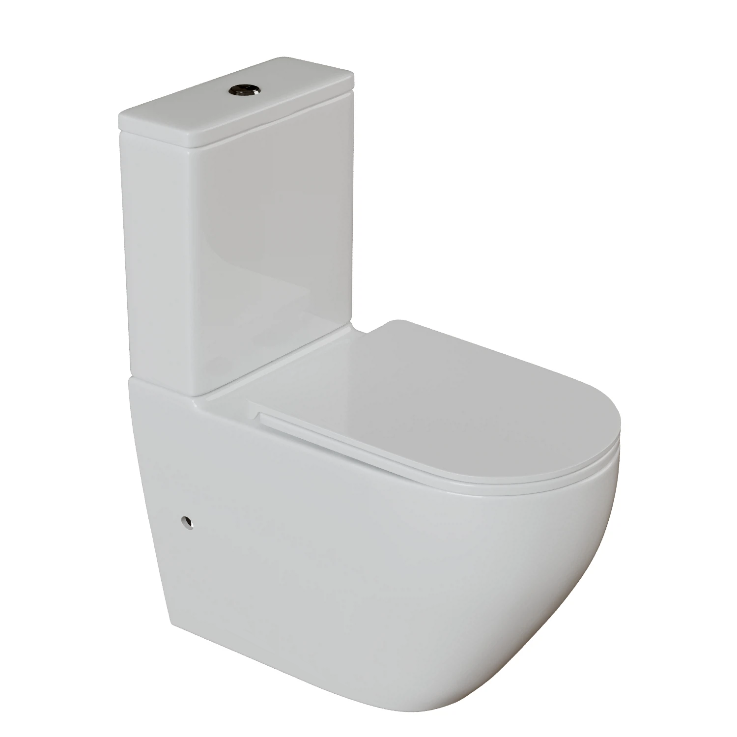 Изображение товара Напольный безободковый унитаз WAVE NEO с системой Tornado Flush, белый глянец