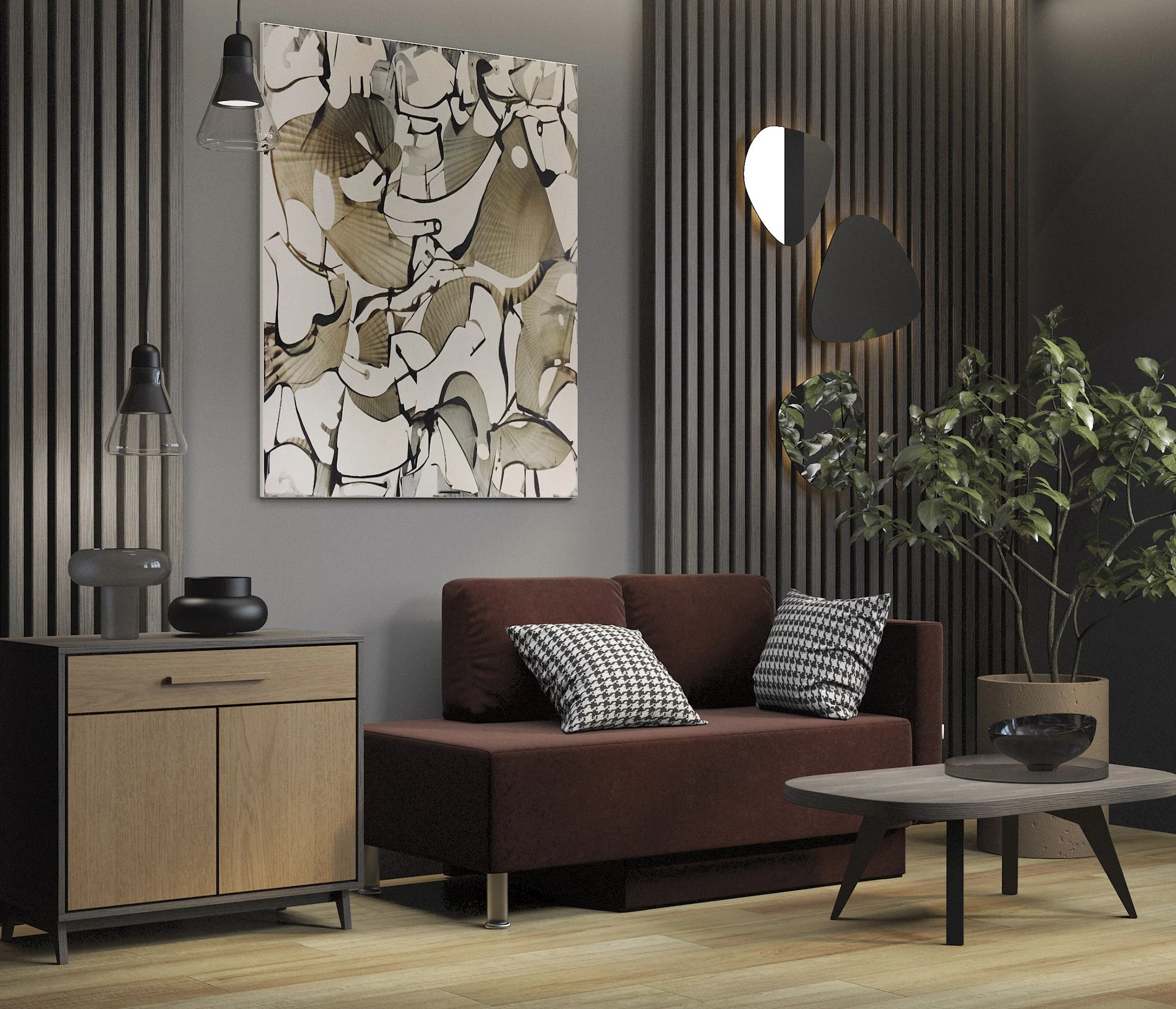 Изображение товара Кушетка Леон правый велюр Дрим шоколад современная мебель для гостиной