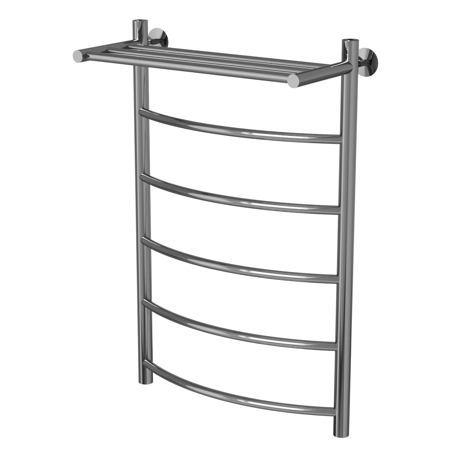 Изображение товара Водяной полотенцесушитель Mixline CAPELLA 80x50 с полкой из нержавеющей стали Хром