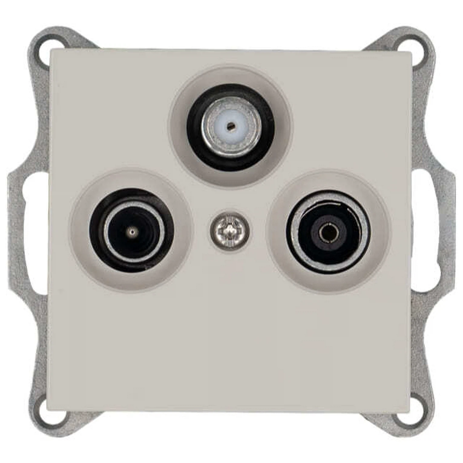 Изображение товара Розетка TV+FM+SAT оконечная Jasmart G Тауп