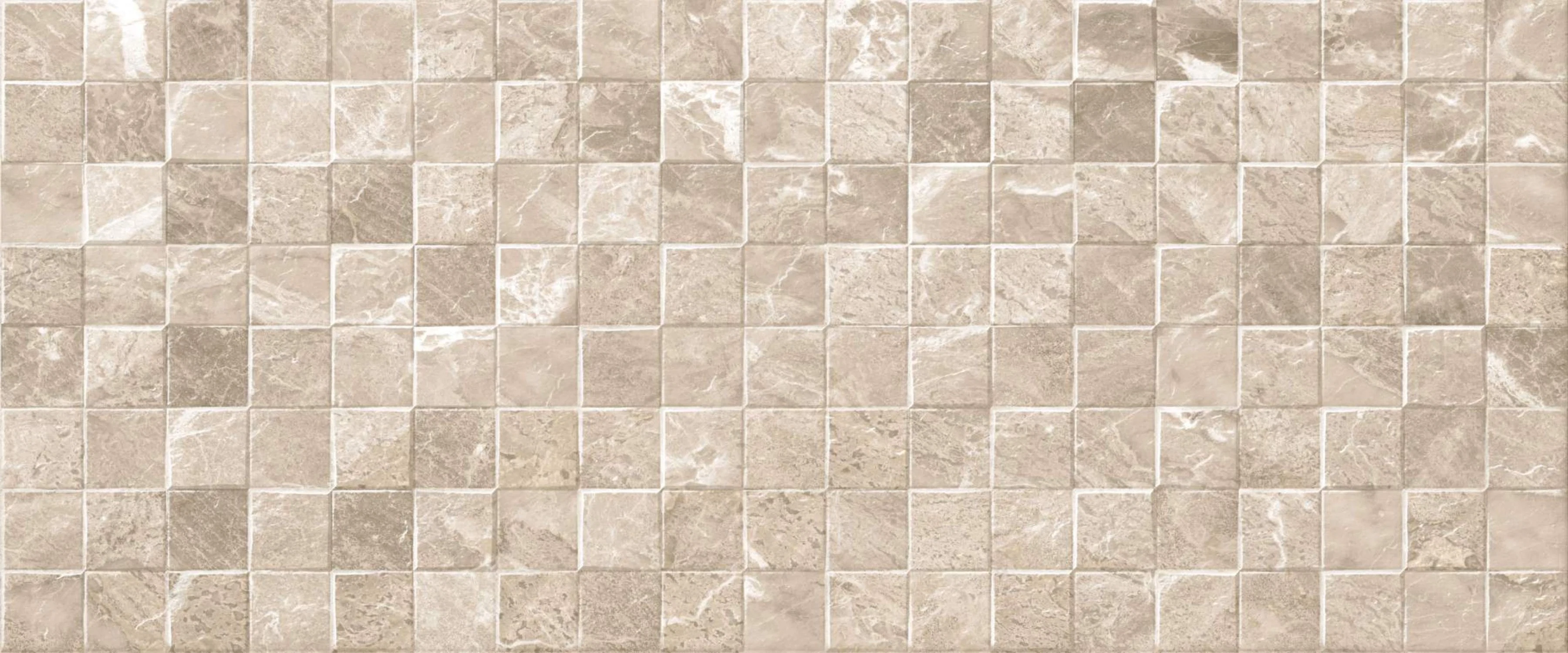 Изображение товара Плитка настенная Joy beige 25х60 см, глянцевая, рельефная, современный дизайн
