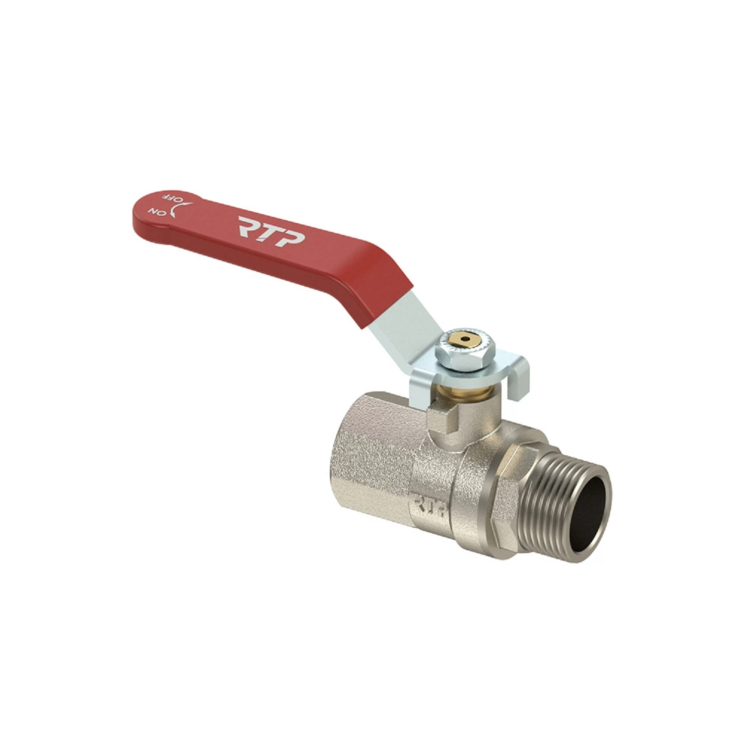 Изображение товара Кран шаровой латунный ручка рычаг 3/4" PN25 Никусь, RTП