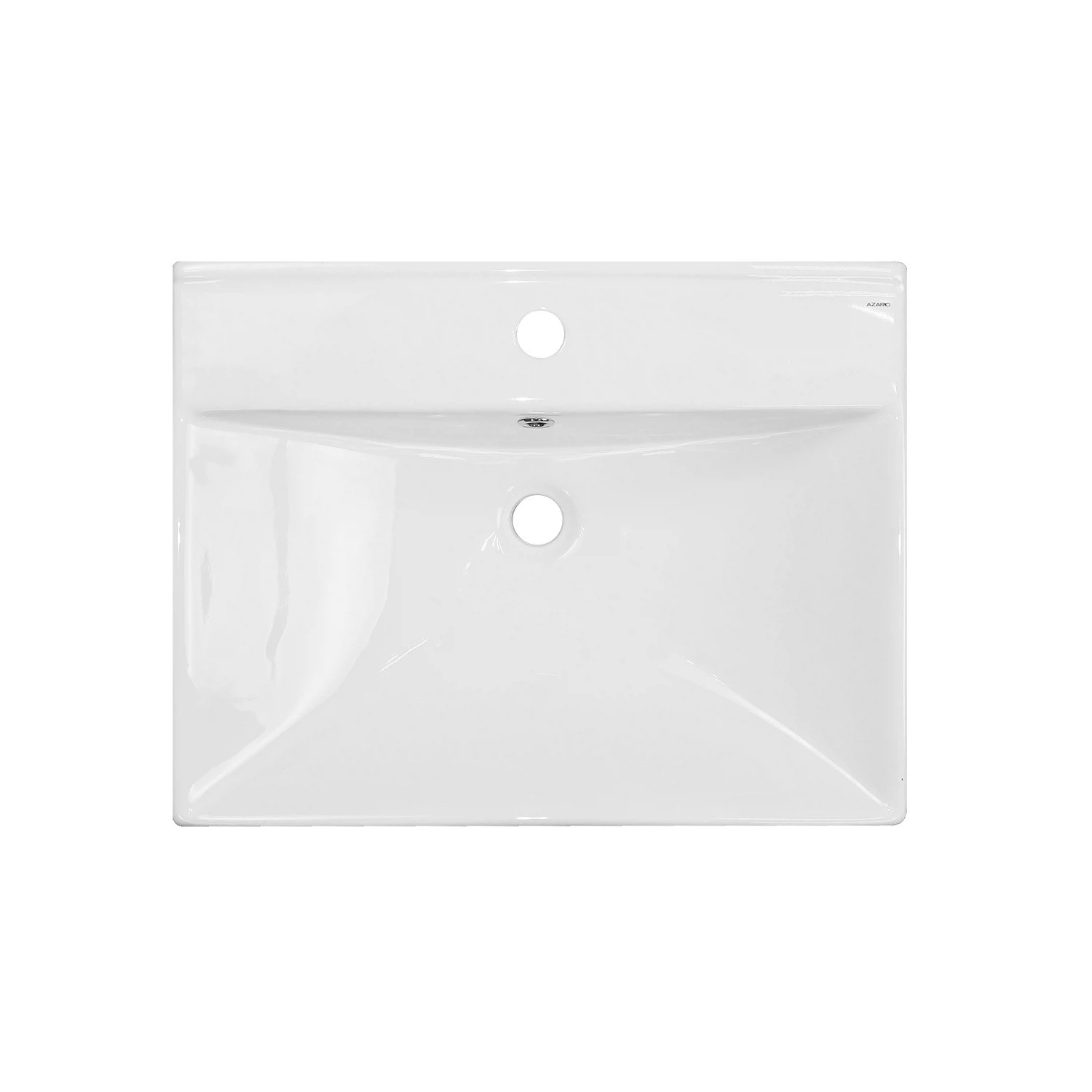 Изображение товара Мебельная раковина Azario Tempo 60х46 с переливом и универсальным креплением