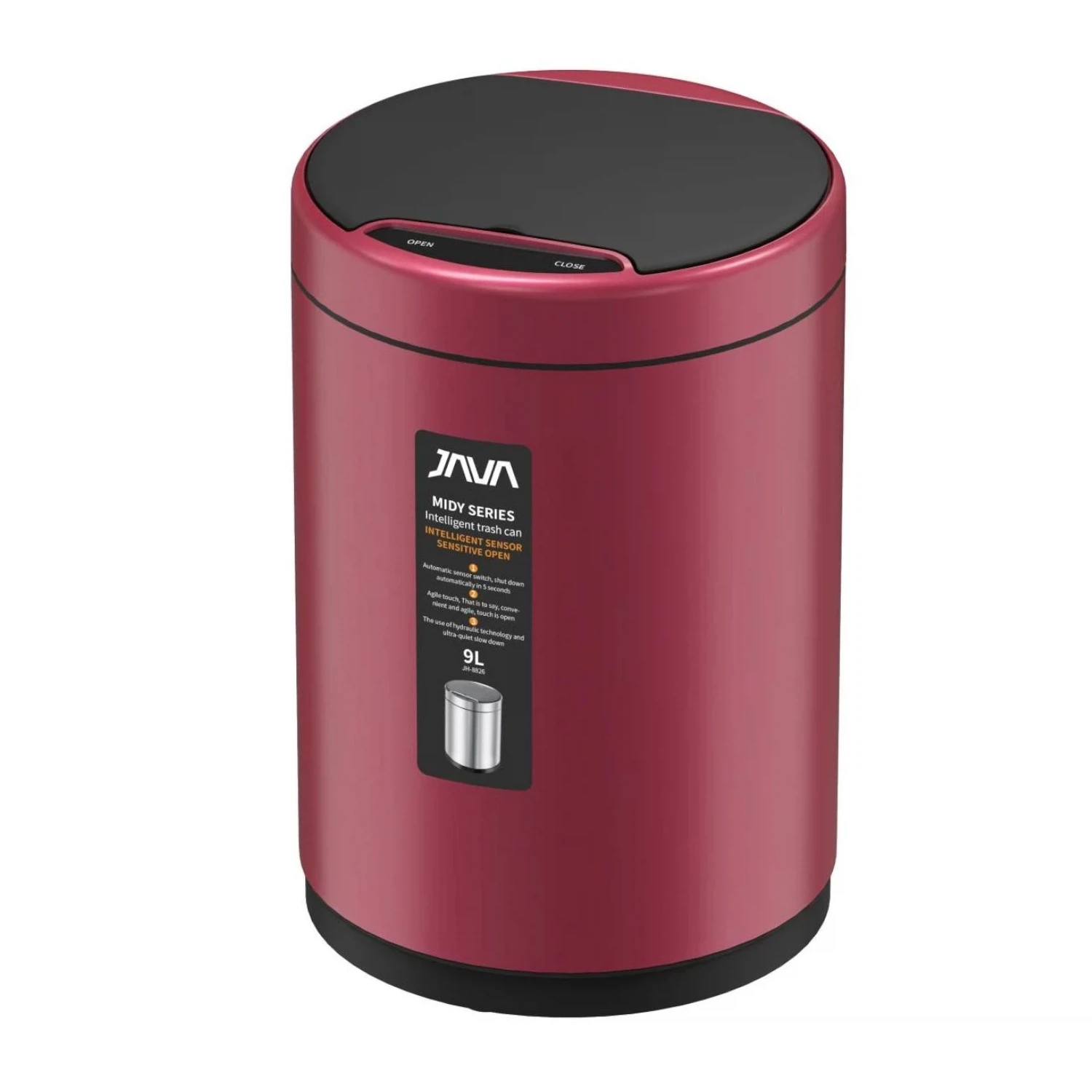 Изображение товара Сенсорное ведро JAVA S-882-9R, 9 литров