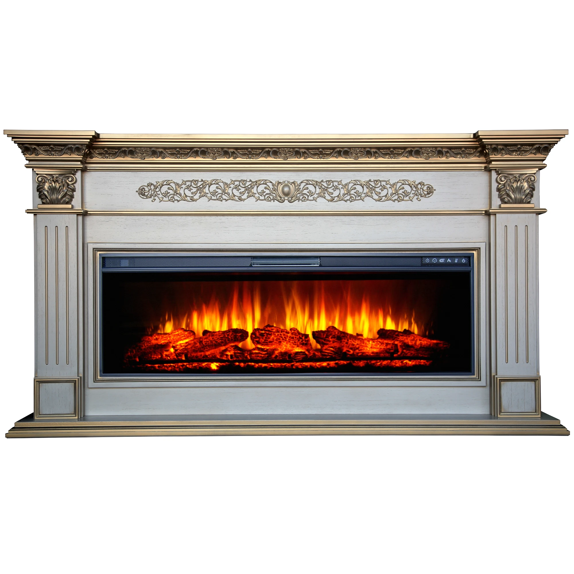 Изображение товара Электрический портал камин Interflame Елизавета с эффектом пламени и обогревом