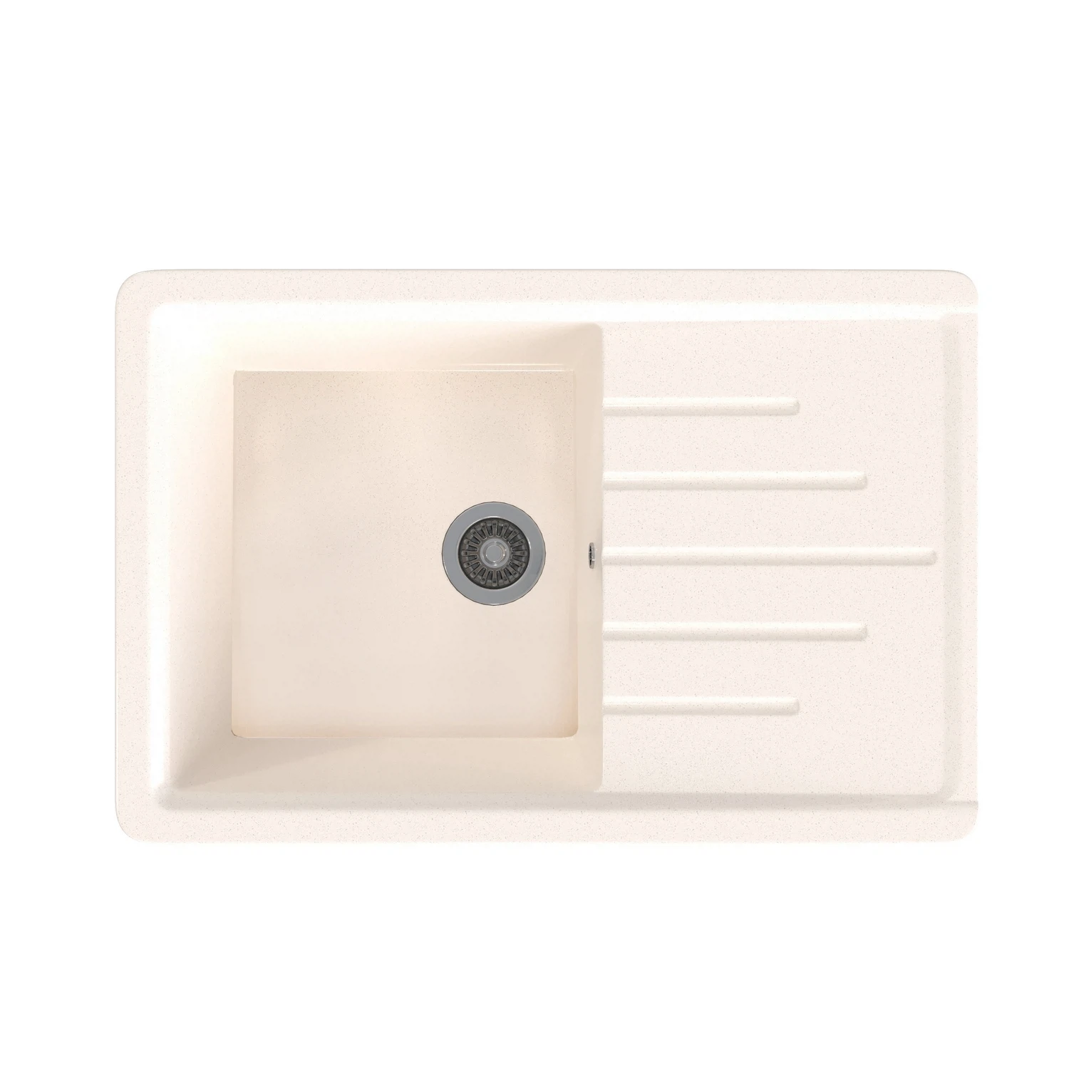 Изображение товара Мойка ML-GMS07 СТАНДАРТ с крылом, белый (331), 750*495*190мм