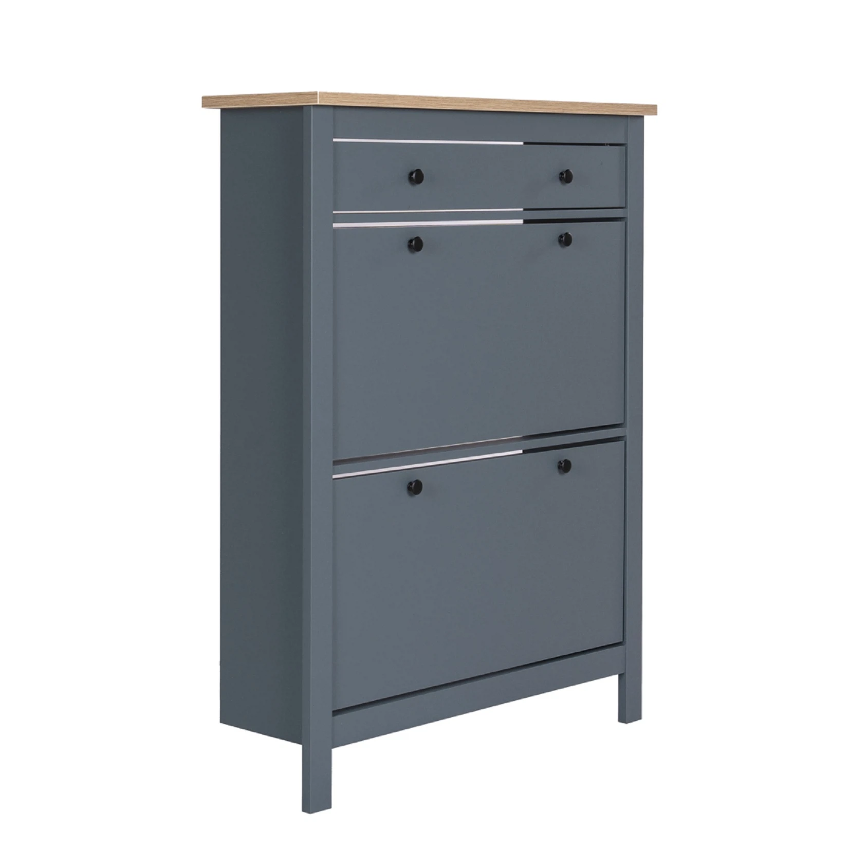 Изображение товара Тумба для обуви САГА 92х122 бирюзовая/ясень