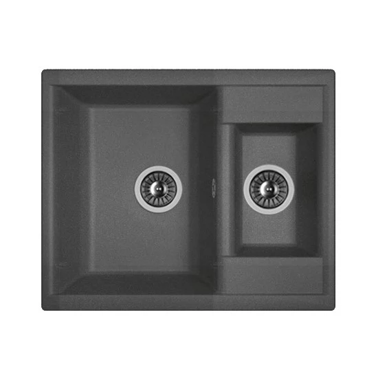 Изображение товара Кухонная мойка Dr. Gans АСТРА 25.065.D0620.411, графит, искусственный мрамор