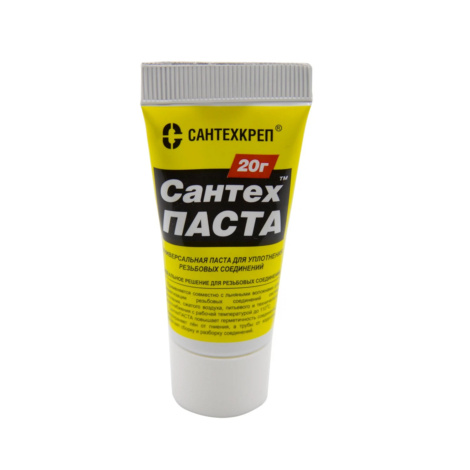Изображение товара Уплотнительная паста 20г "СантехПаста" туба (масло касторовое, микротальк, графит) (Честный знак) Изображение товара Уплотнительная паста 20г "СантехПаста" туба (масло касторовое, микротальк, графит) (Честный знак)