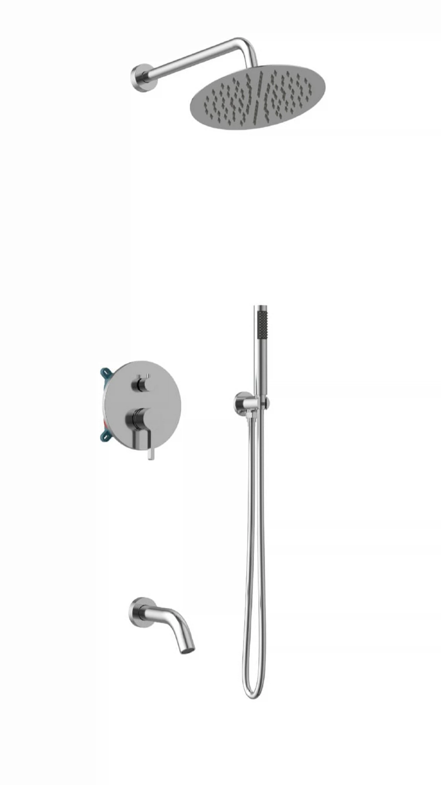 Изображение товара Душевой Комплект Villa Vsfw-1vl3ch Встраиваемый, 3 Режима, Хром