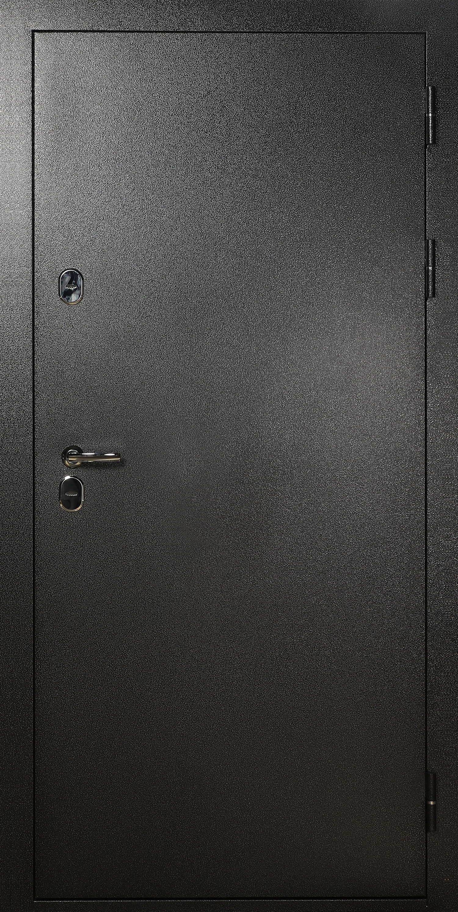 Изображение товара Металлическая входная дверь с терморазрывом 960х2050 мм для коттеджа антик серебристая