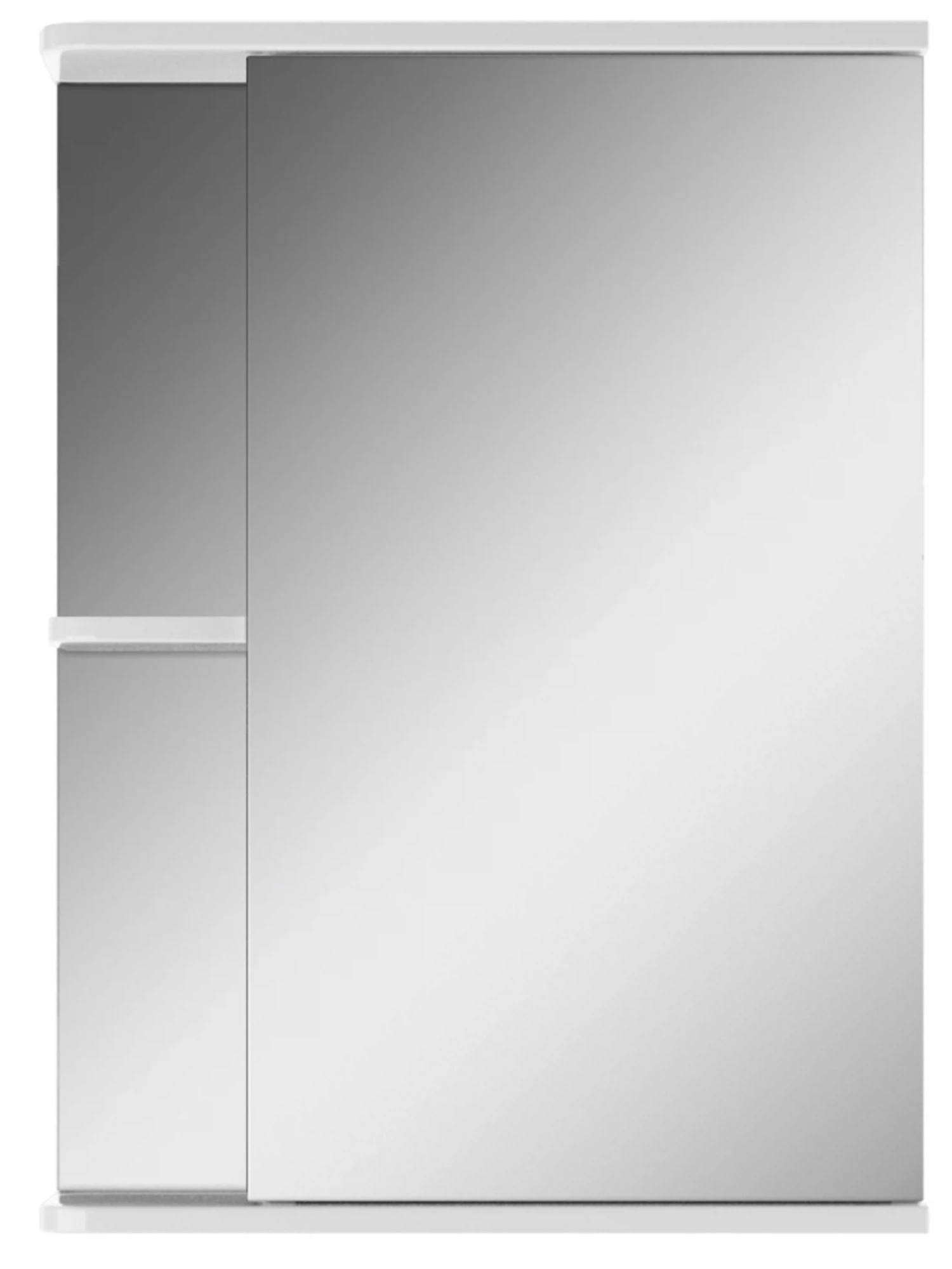 Изображение товара Шкаф-зеркало Айсберг Норма 1-50 правый для ванной комнаты белое 700 мм