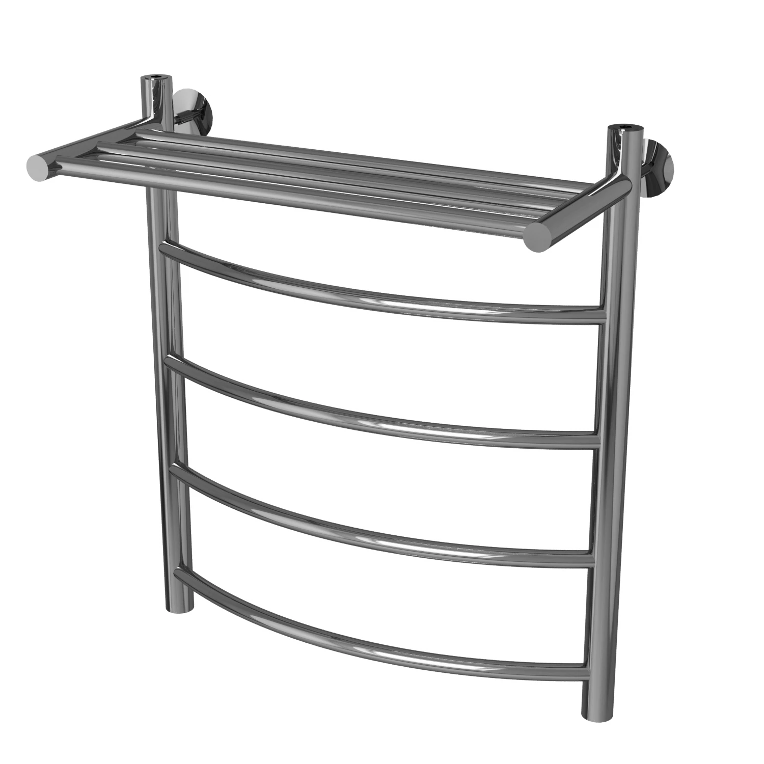 Изображение товара Водяной полотенцесушитель Mixline CAPELLA 60х50 с полкой, нержавеющая сталь