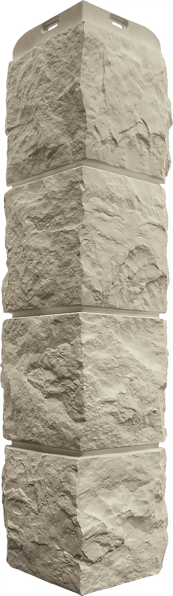 Изображение товара Наружный угол ТУФ кремовый ЭКО 0 58 х 0 15 м для фасадных панелей