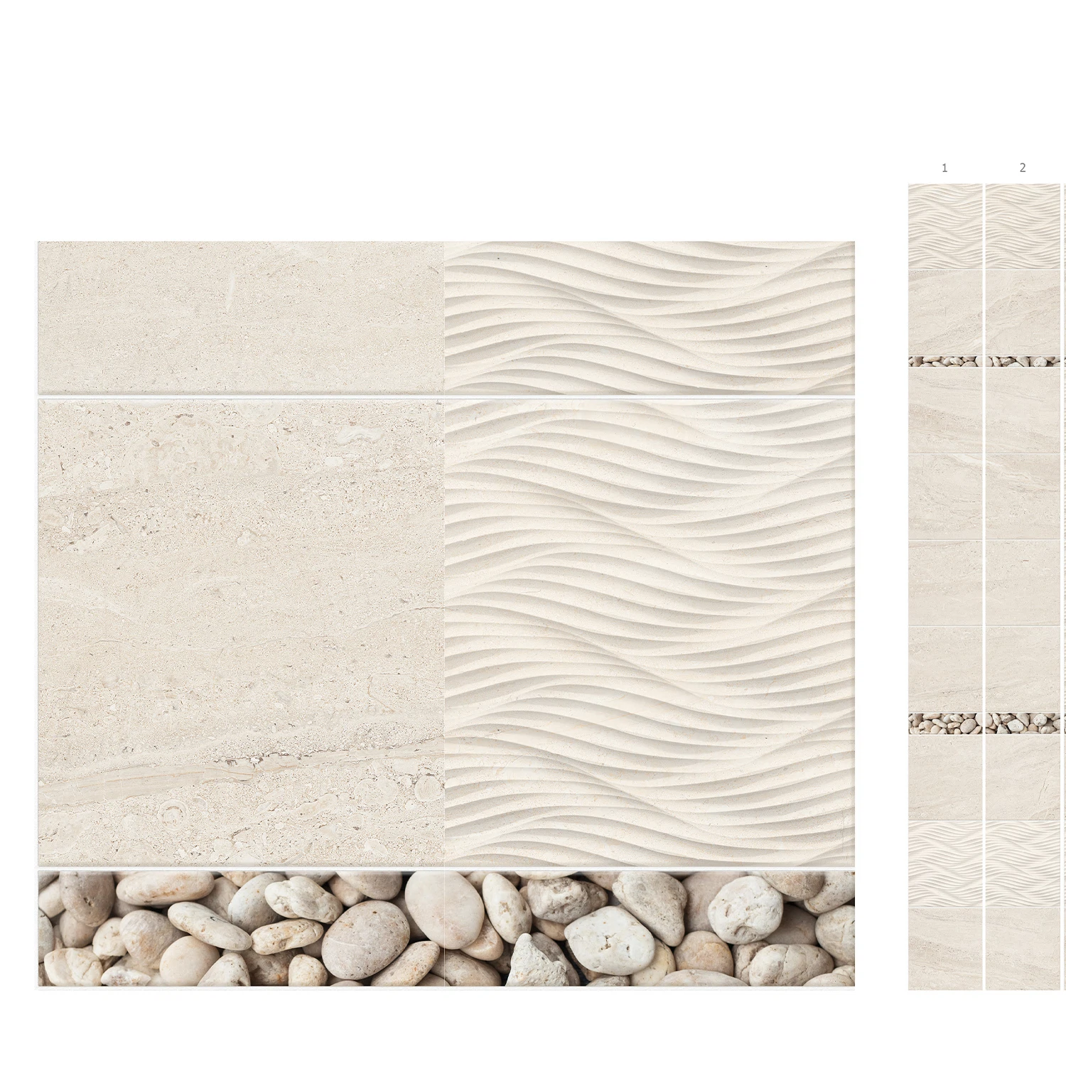 Изображение товара Панель ПВХ Кронапласт Unique Осиана фон 2700x250x8 мм, влагостойкая, глянцевая