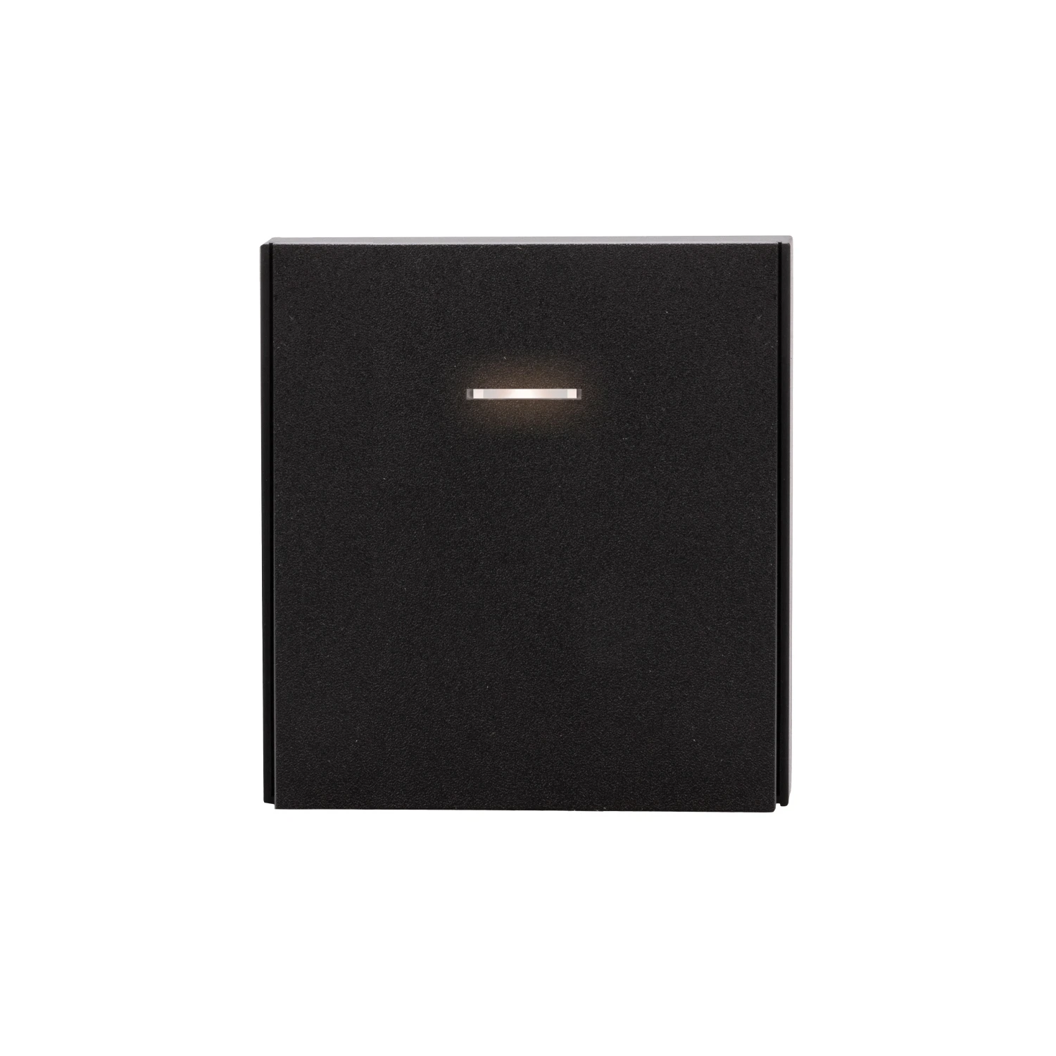 Изображение товара Выключатель STRONG 1 кл проходной с подсветкой 10А черный KRANZ с рамкой