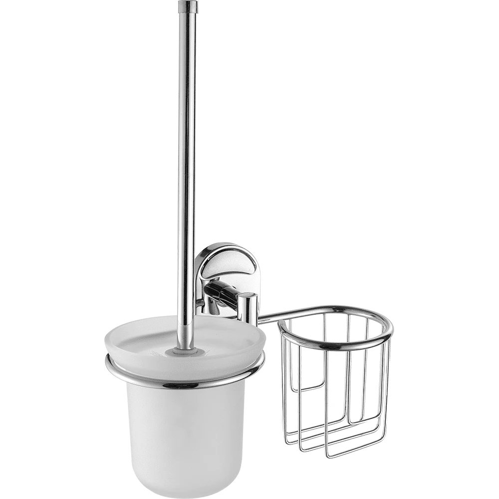 Изображение товара Ершик для унитаза с держателем освежителя воздуха FASHUN A1910-1, хром