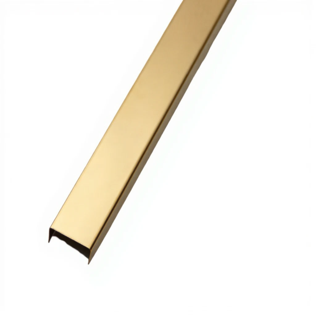 Изображение товара Профиль внутренний для плитки Magic Stick MSPP 04-8 20*8 мм нержавеющая сталь Золото блестящее 00-00145225