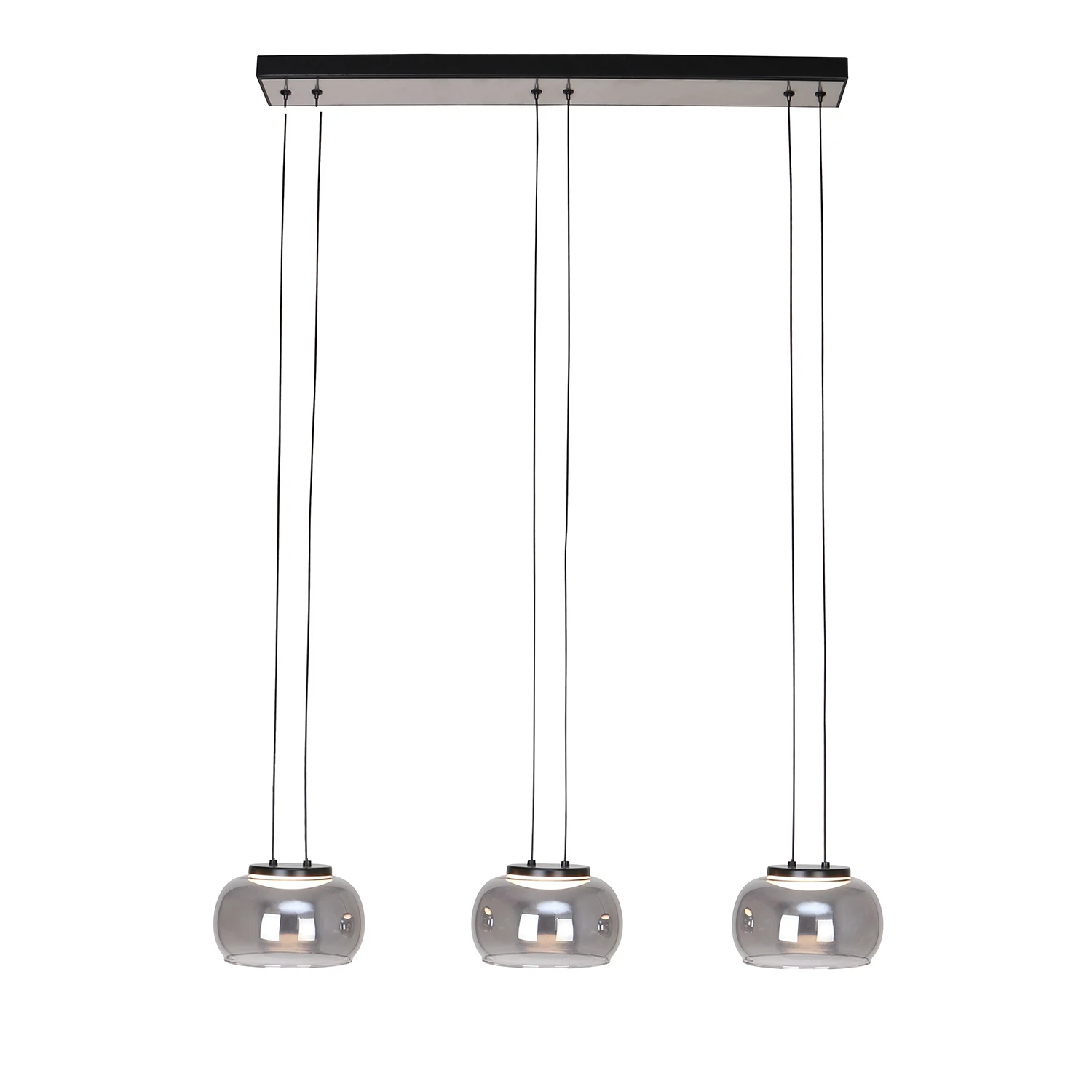 Изображение товара Люстра потолочная FAVOURITE Trendig 4376-3P с встроенными LED для современного интерьера Черная