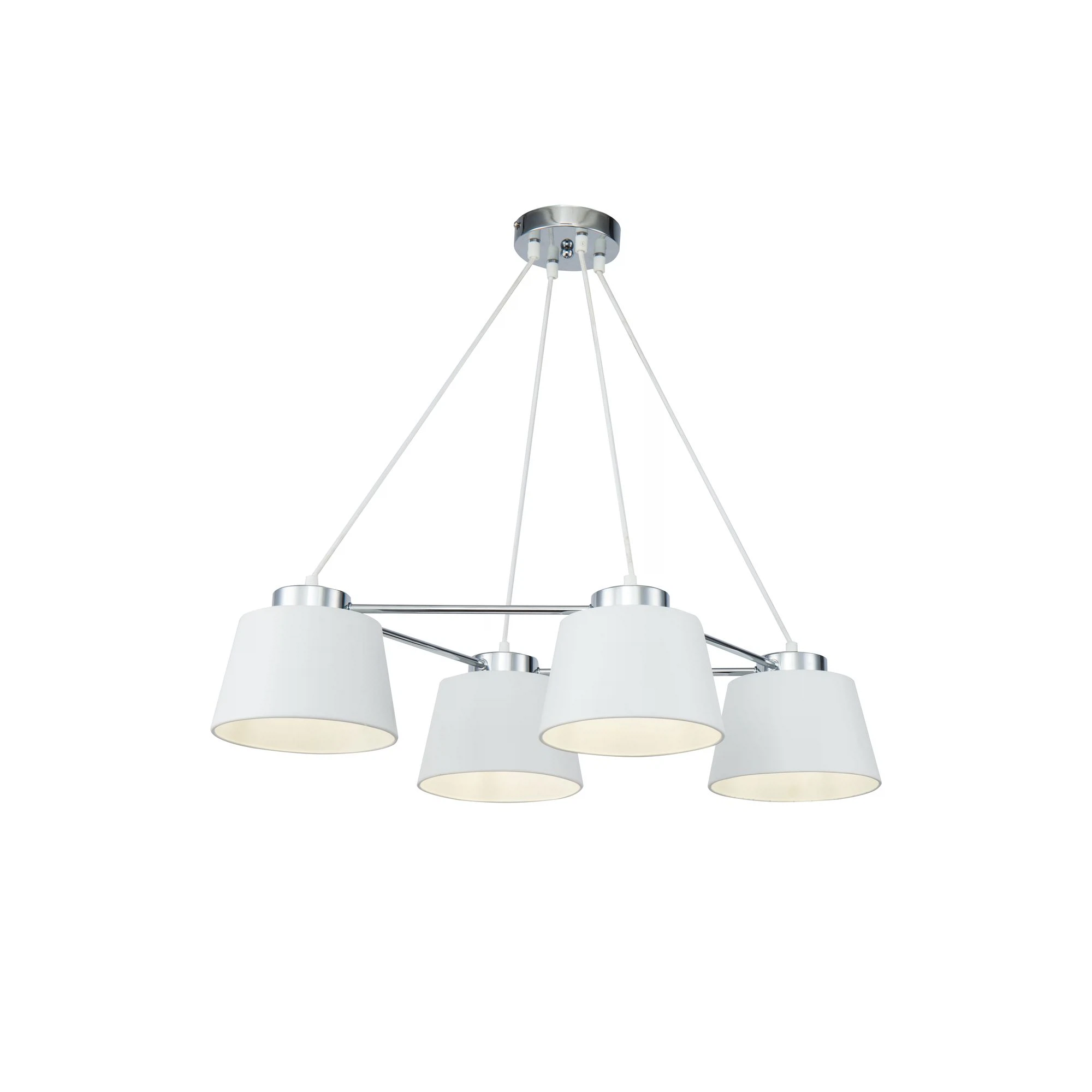 Изображение товара Светильник подвесной Barbara FR5004PL-04CH от Freya хром белый металл