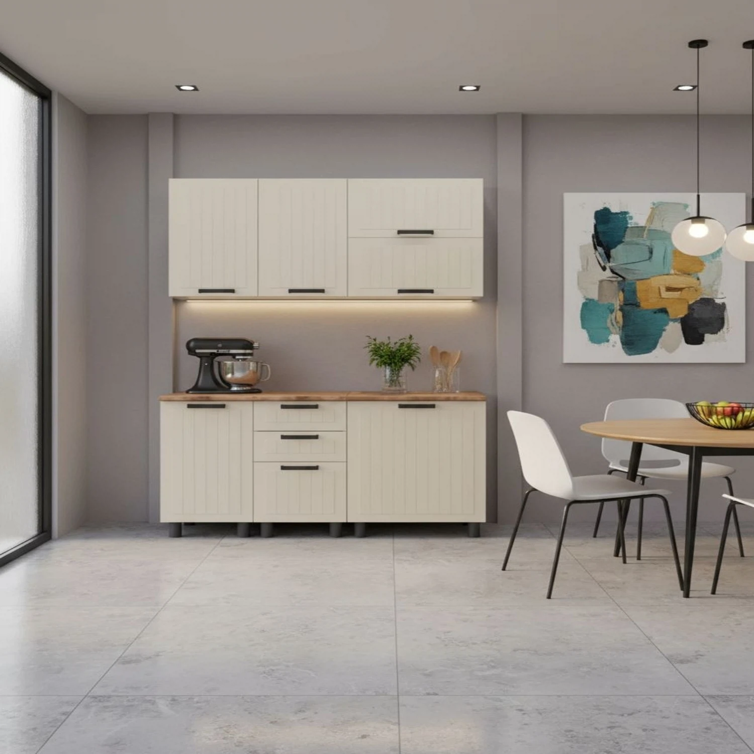 Изображение товара Орхидея: прованс-стиль, МДФ/ЛДСП, 140x60x240 — Арника Мебель