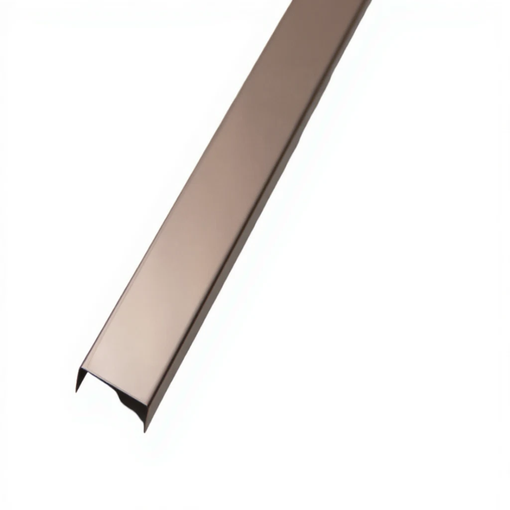 Изображение товара Профиль внутренний для плитки Magic Stick 20*8 мм нержавеющая сталь коричневый