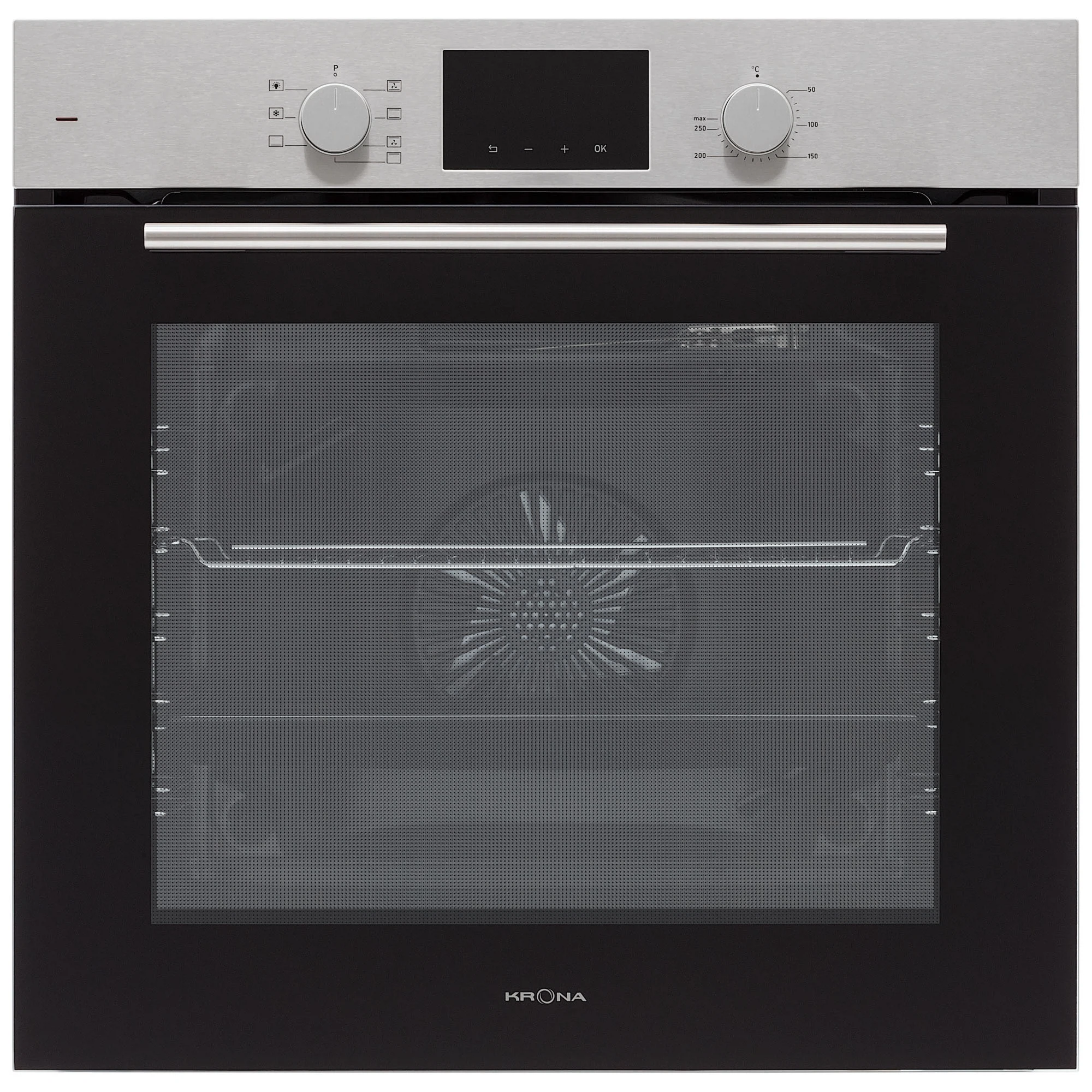 Изображение товара Электрический духовой шкаф KRONA LEGENDE 60 IX с дисплеем и конвекцией