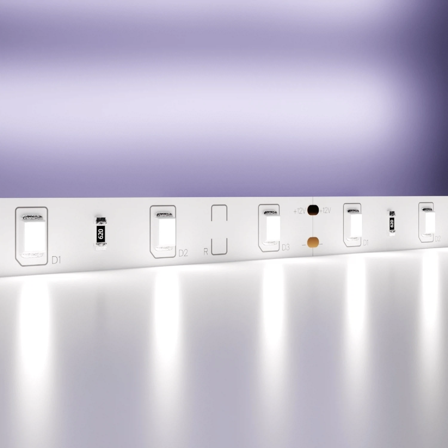 Изображение товара Светодиодная лента Maytoni Led Strip 12В 2835 4,8Вт/м 6000K 5м IP20