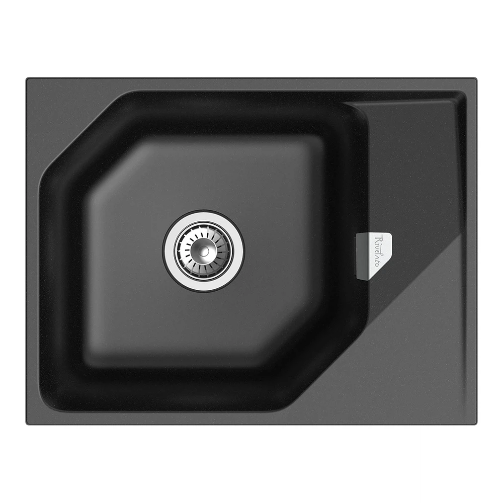 Изображение товара Кухонная мойка Rivelato LOCUS LS-65, черный, кварц