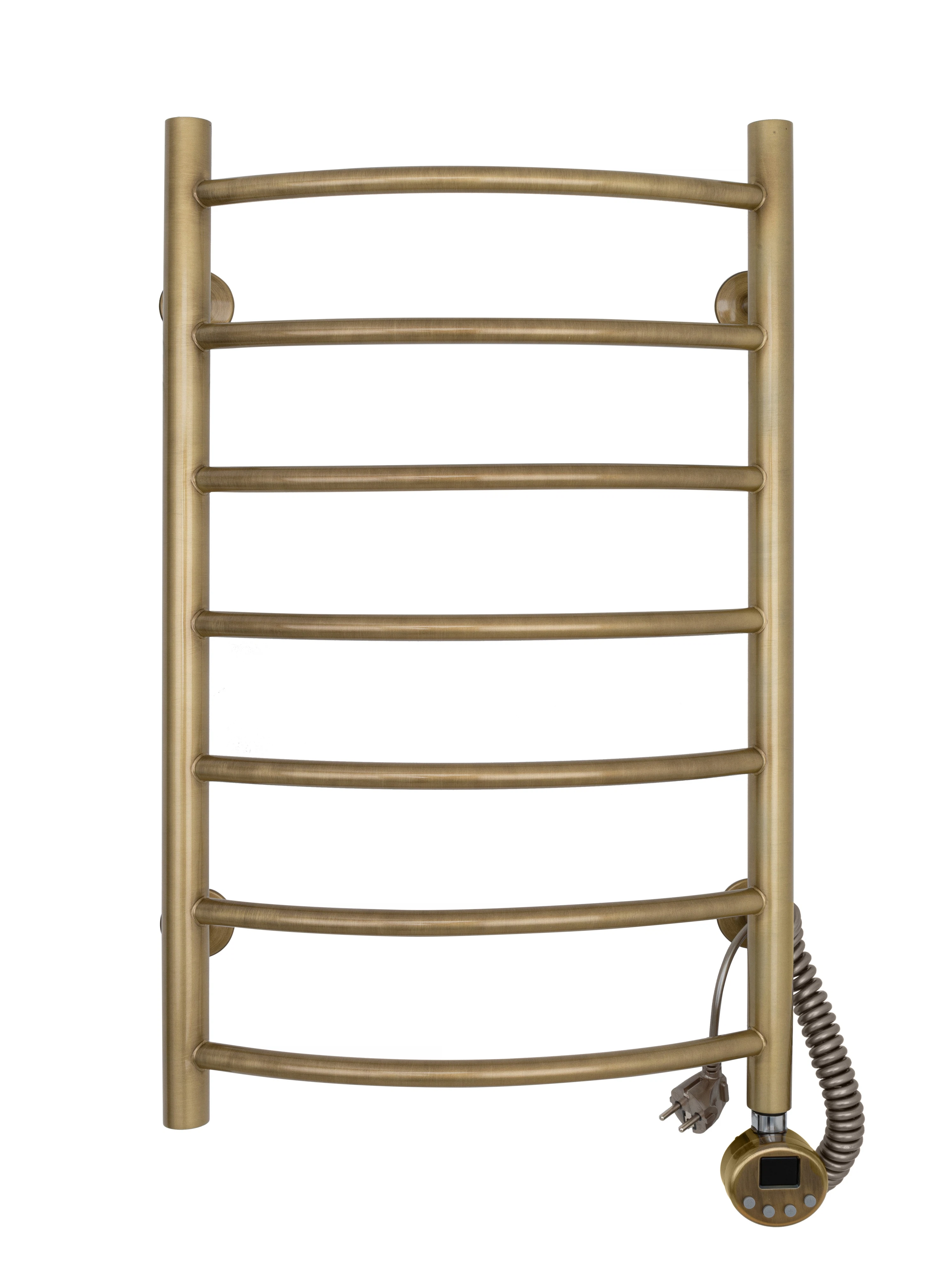 Изображение товара Электрический полотенцесушитель Калипсо П7 400x700 ER нержавеющая сталь матовое золото