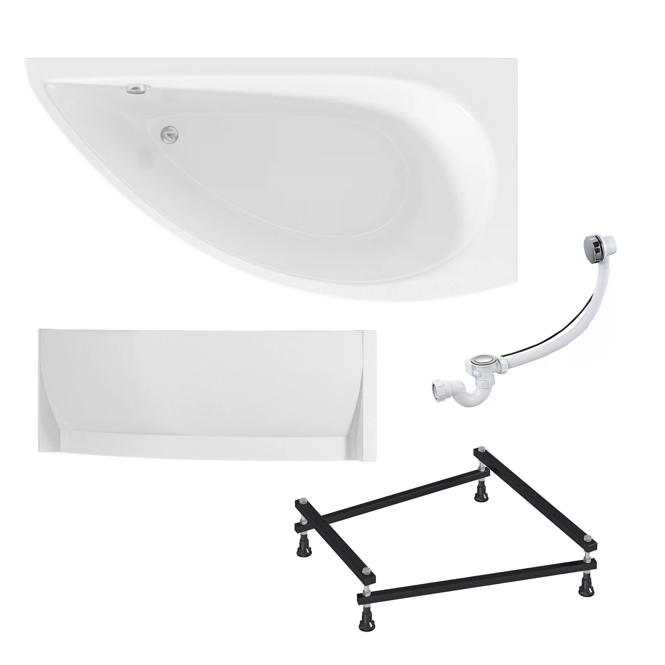 Изображение товара Акриловая ванна 1MARKA PICCOLO 150x75 асимметричная правая 01пк1770пкп