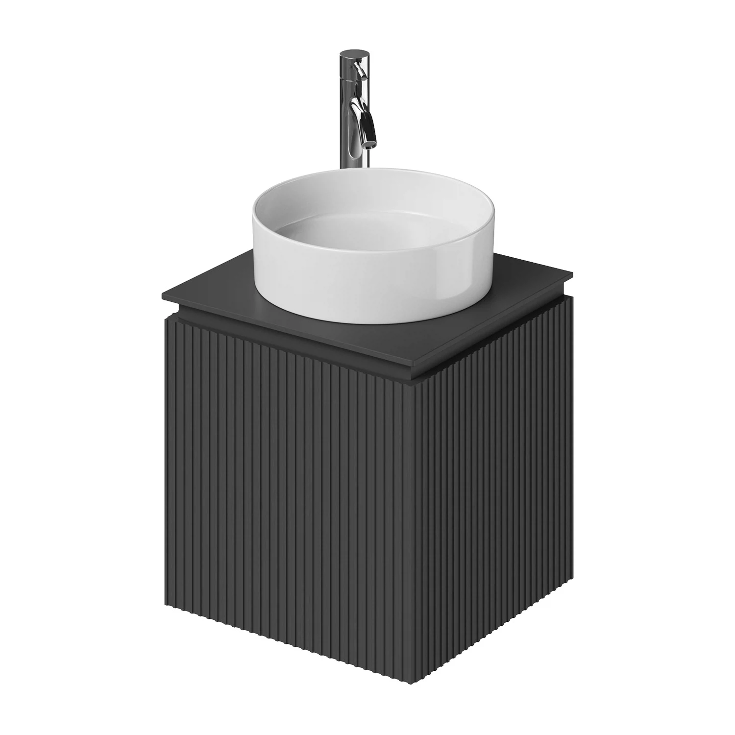 Изображение товара Тумба со столешницей подвесная левая Итана BAND 50 502x471x510 Графит