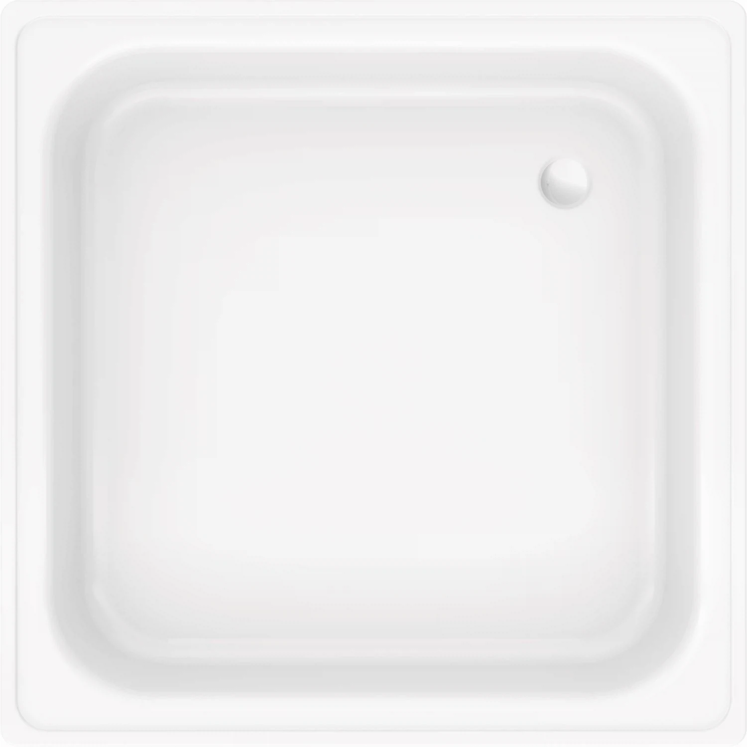 Изображение товара Поддон душевой стальной 90x90 см BLB Португалия низкий прямоугольный