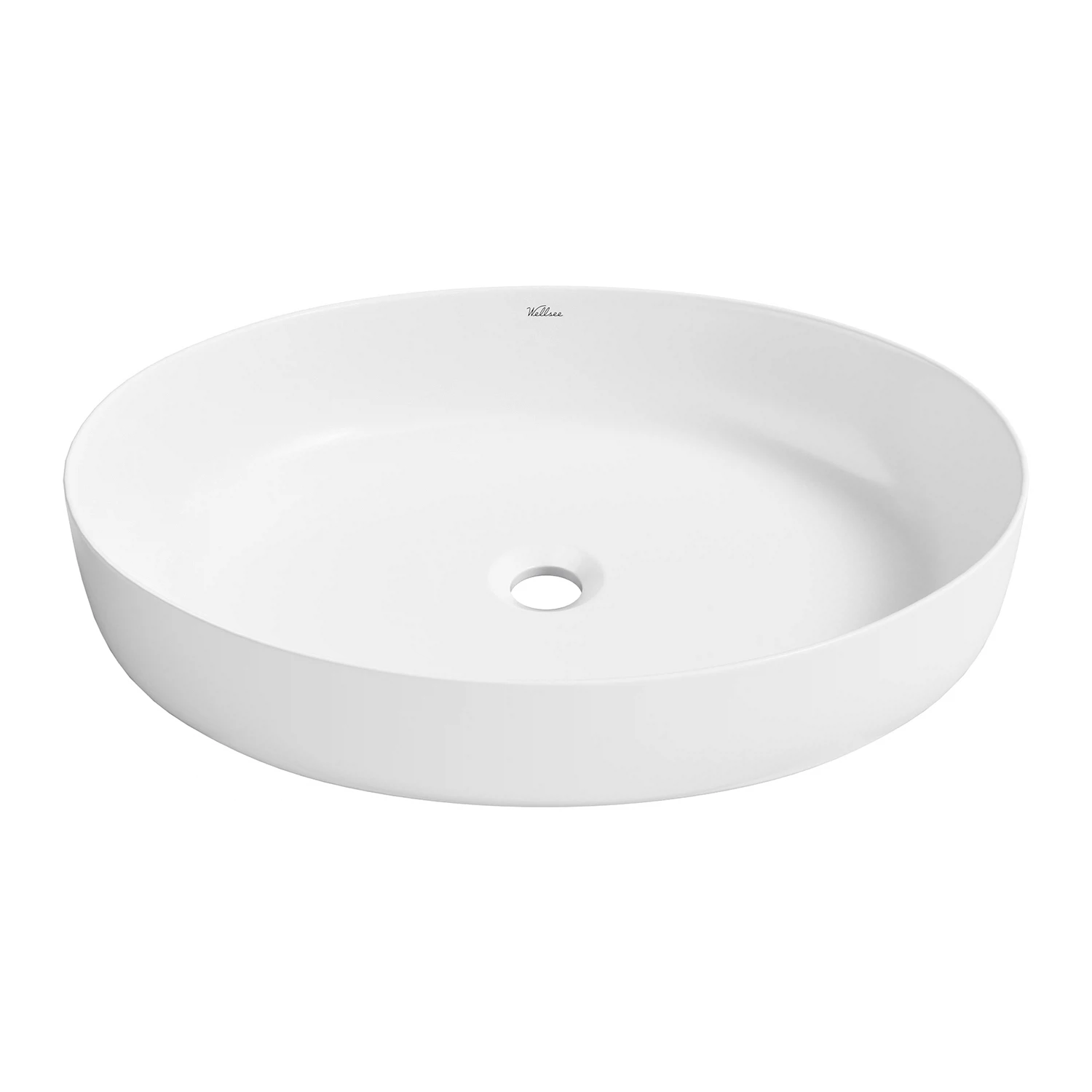 Изображение товара Раковина овальная Wellsee Belle Spa 3.0 белая накладная для ванной