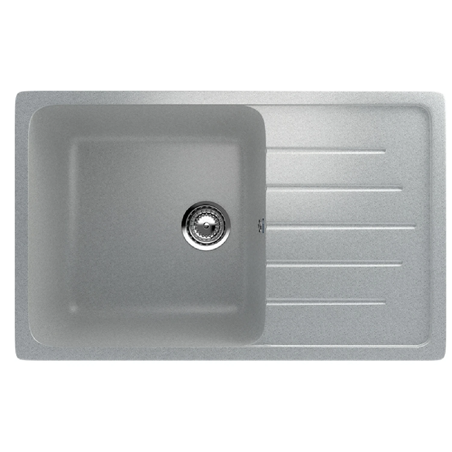 Изображение товара Кухонная мойка Ulgran U-400-310 серого цвета с вместительной чашей