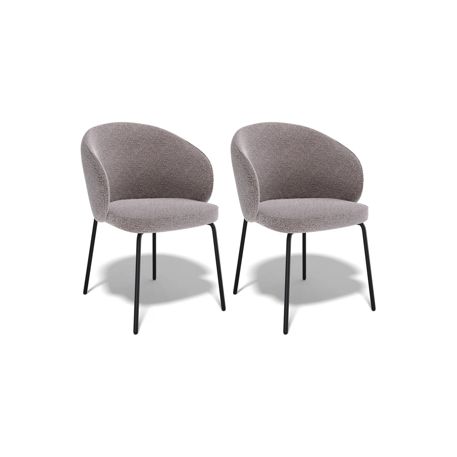 Изображение товара Комплект стульев Kenner 305SD черный/капучино B04