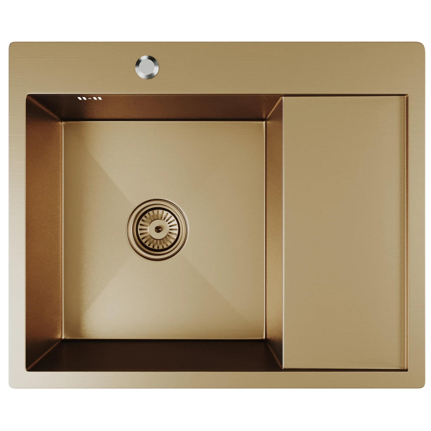 Изображение товара Мойка кухонная из нержавеющей стали Mixline Pro 60x50 с бронзовым покрытием