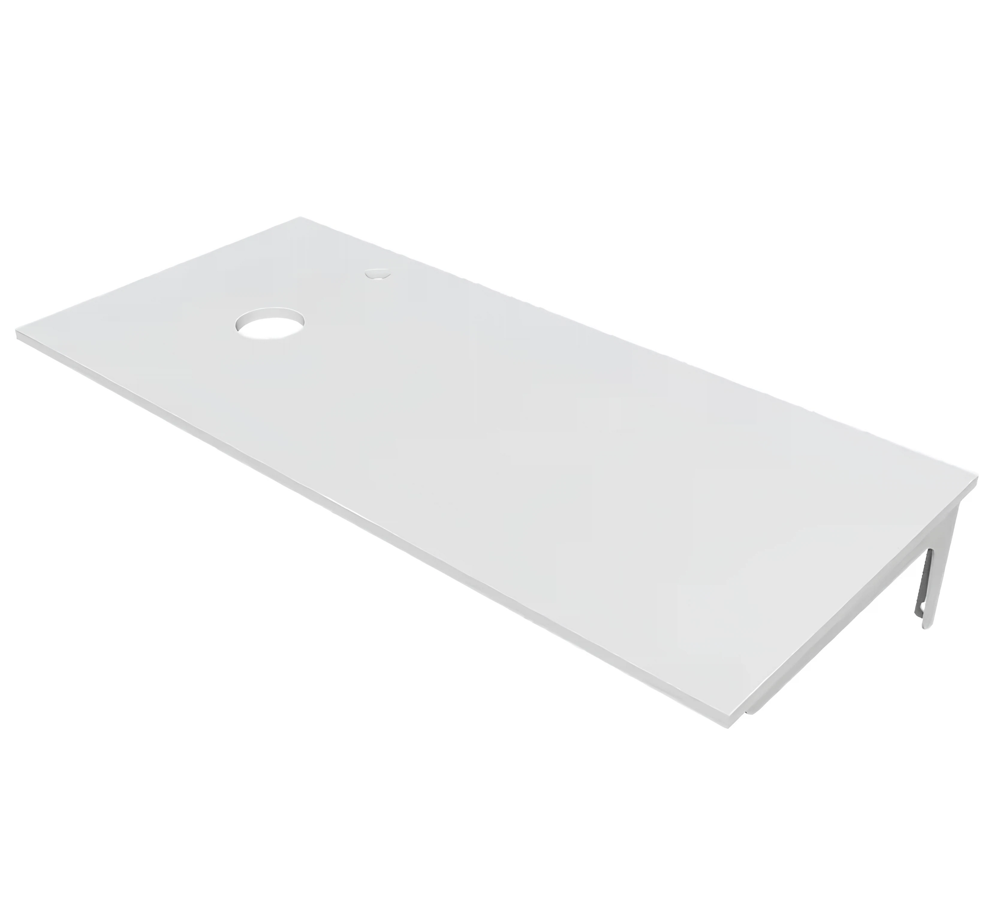 Изображение товара Столешница для ванной под стиральную машину 1Marka Wash 110 белый глянец