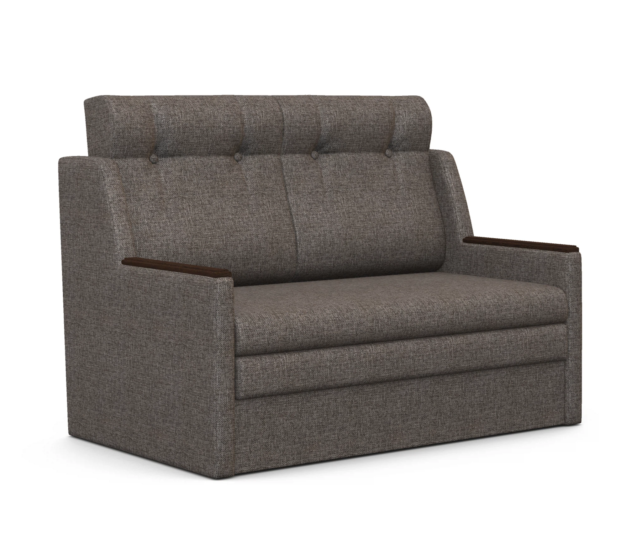 Изображение товара Диван-кровать Классика 2Д рогожка коричневый