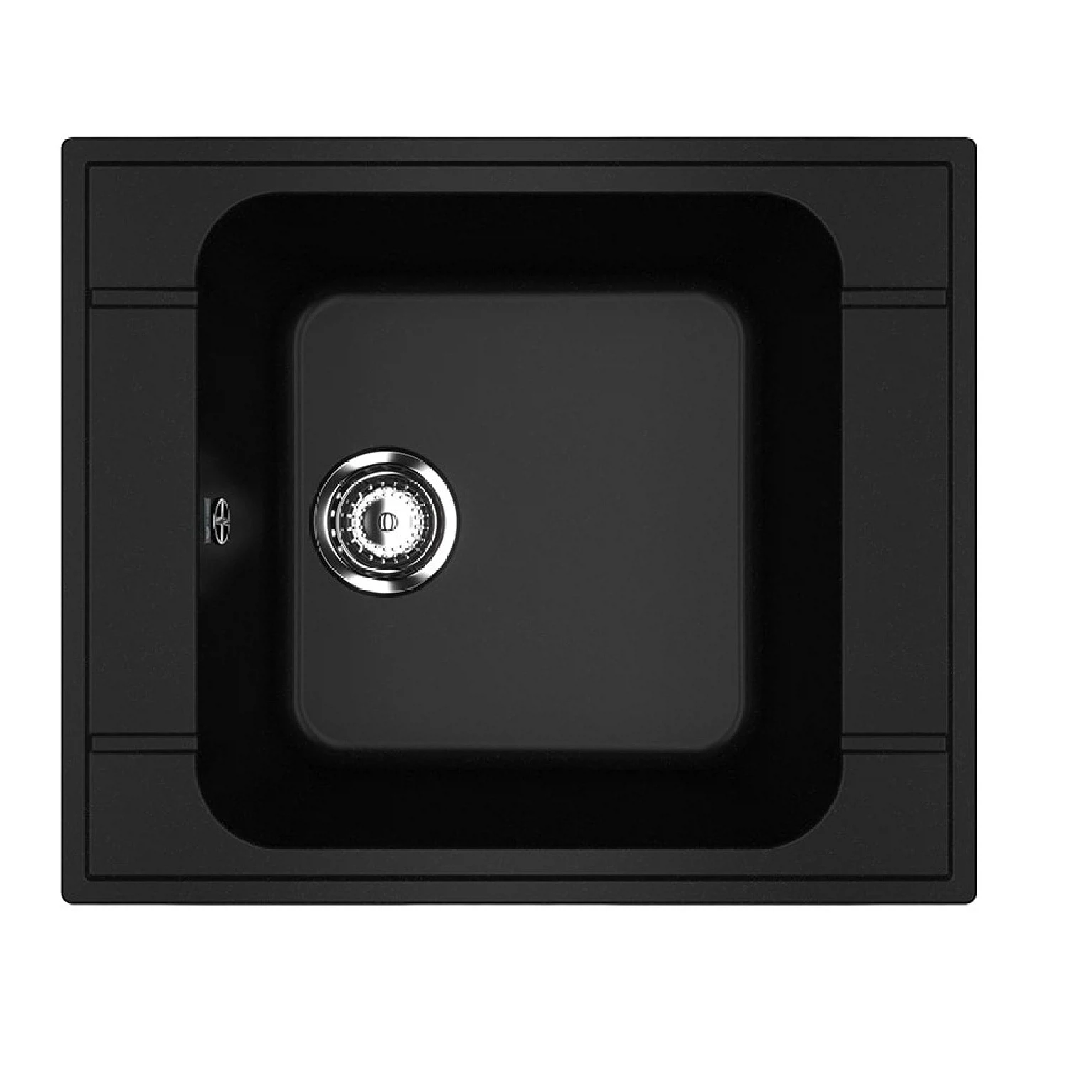 Изображение товара Кухонная мойка Ulgran U-604-344, ультра-черный, искусственный мрамор