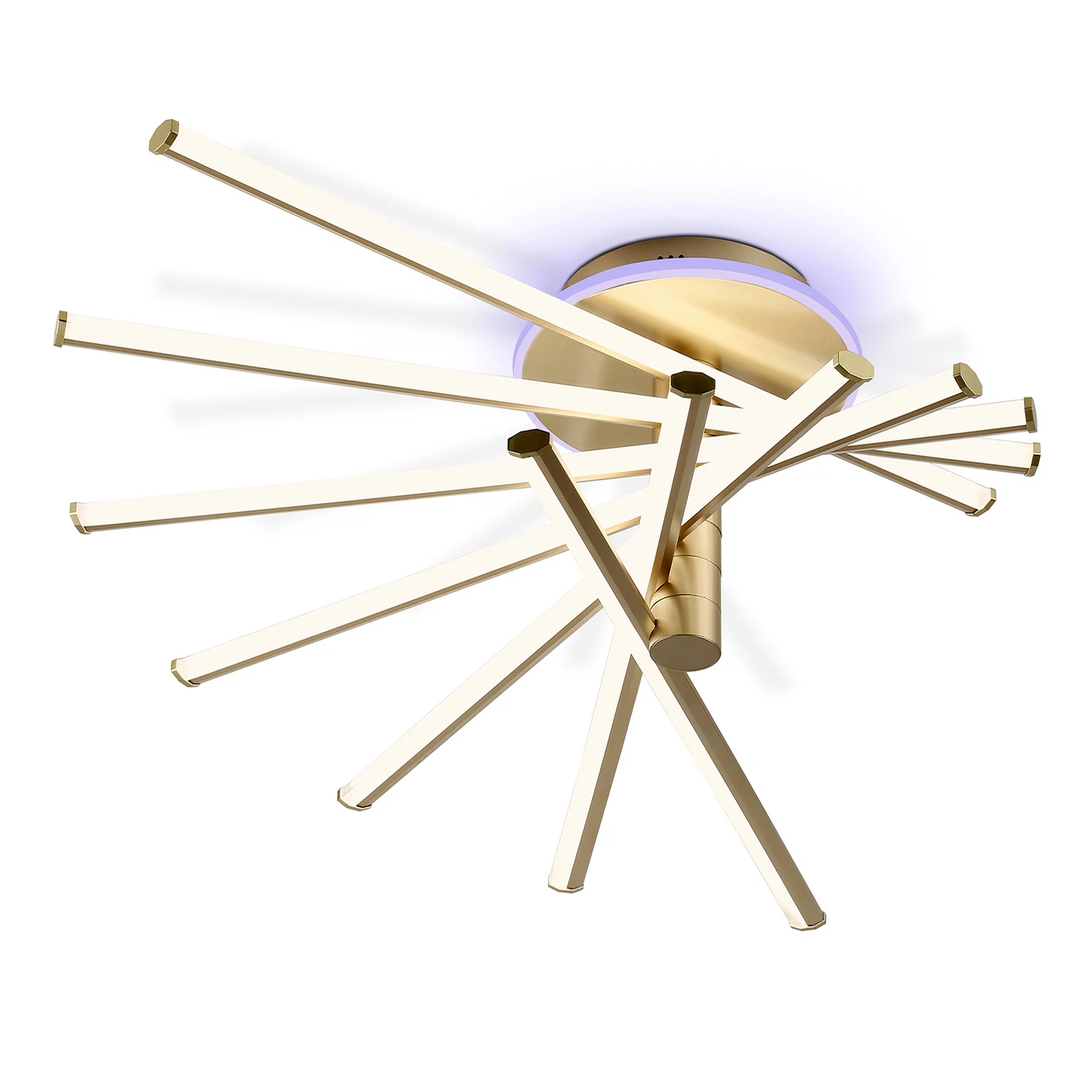 Изображение товара Светильник светодиодный потолочный FL6244 AMBRELLA LIGHT золото 125W 3000K-6400K+RGB (ПДУ ИК)