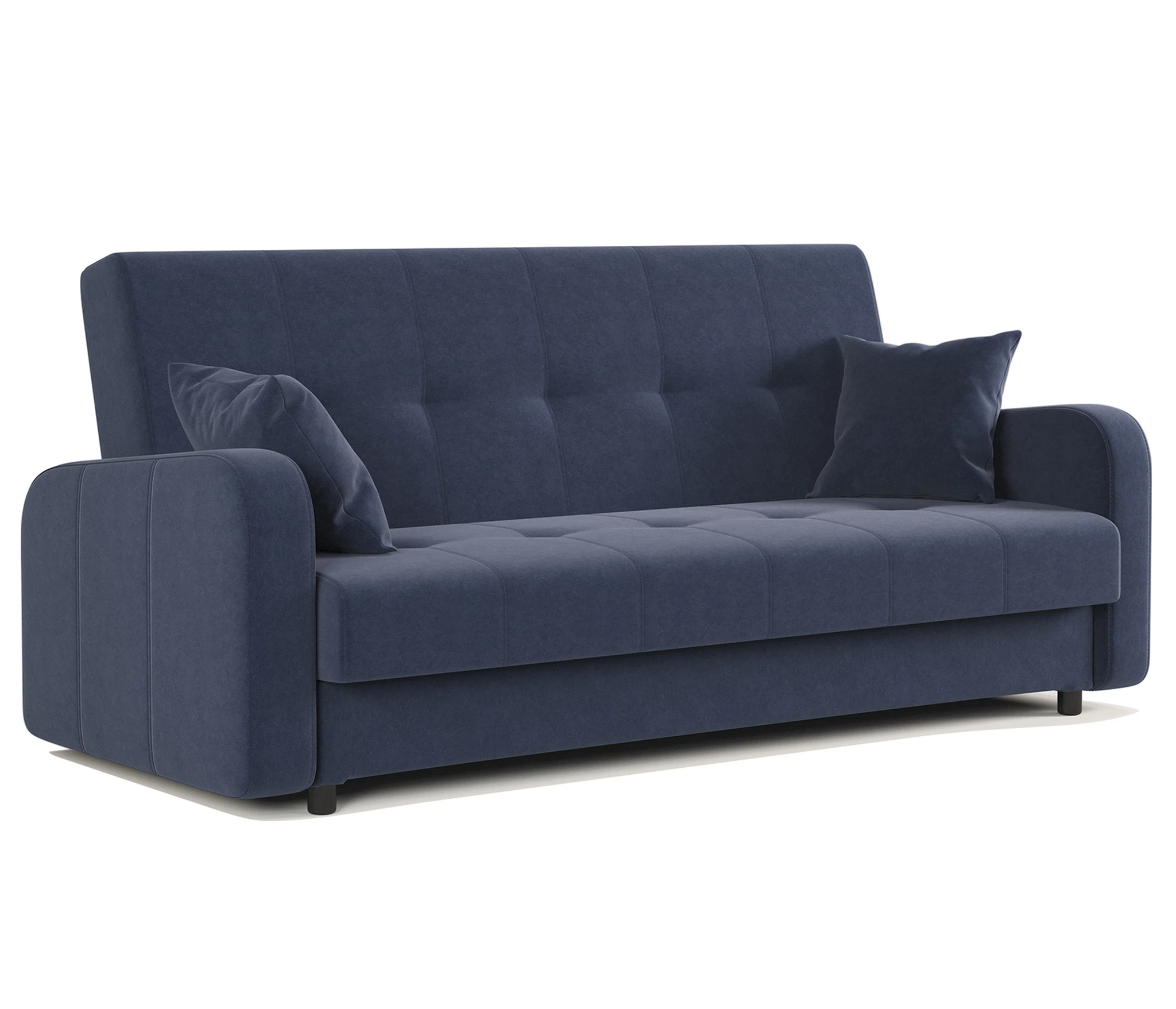 Изображение товара Диван-книжка Версаль 140 велюр Ультра миднайт стильный и функциональный