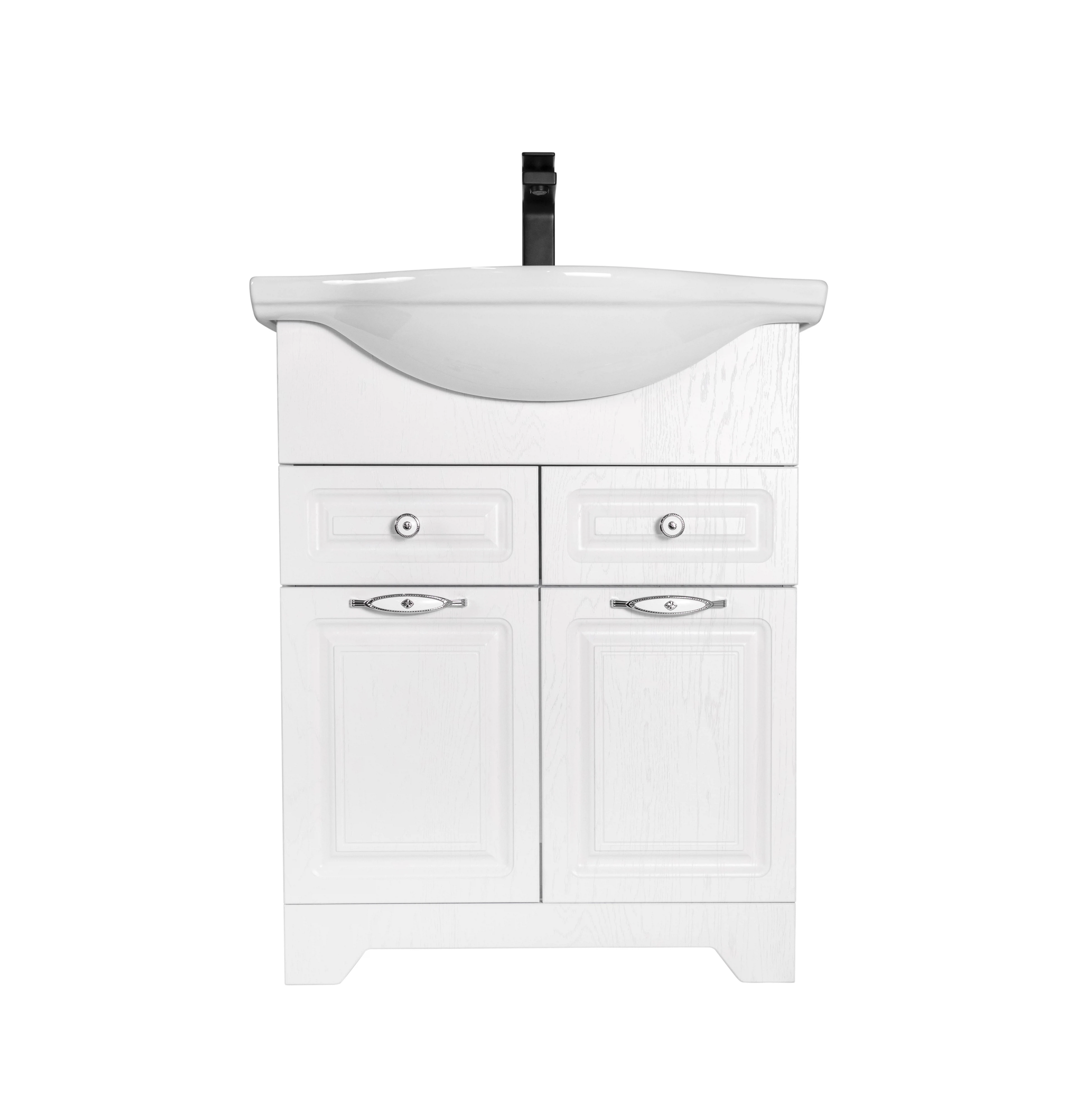 Изображение товара Тумба напольная Stella Polar Кармела 65 белое серебро